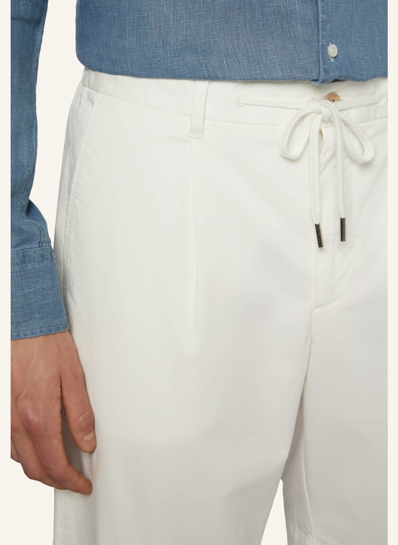 BOGGI MILANO Shorts, Farbe: CREME (Bild 3)