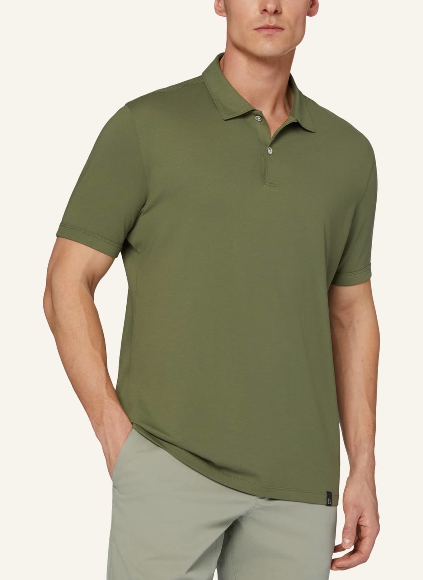 BOGGI MILANO Poloshirt, Farbe: GRÜN (Bild 4)