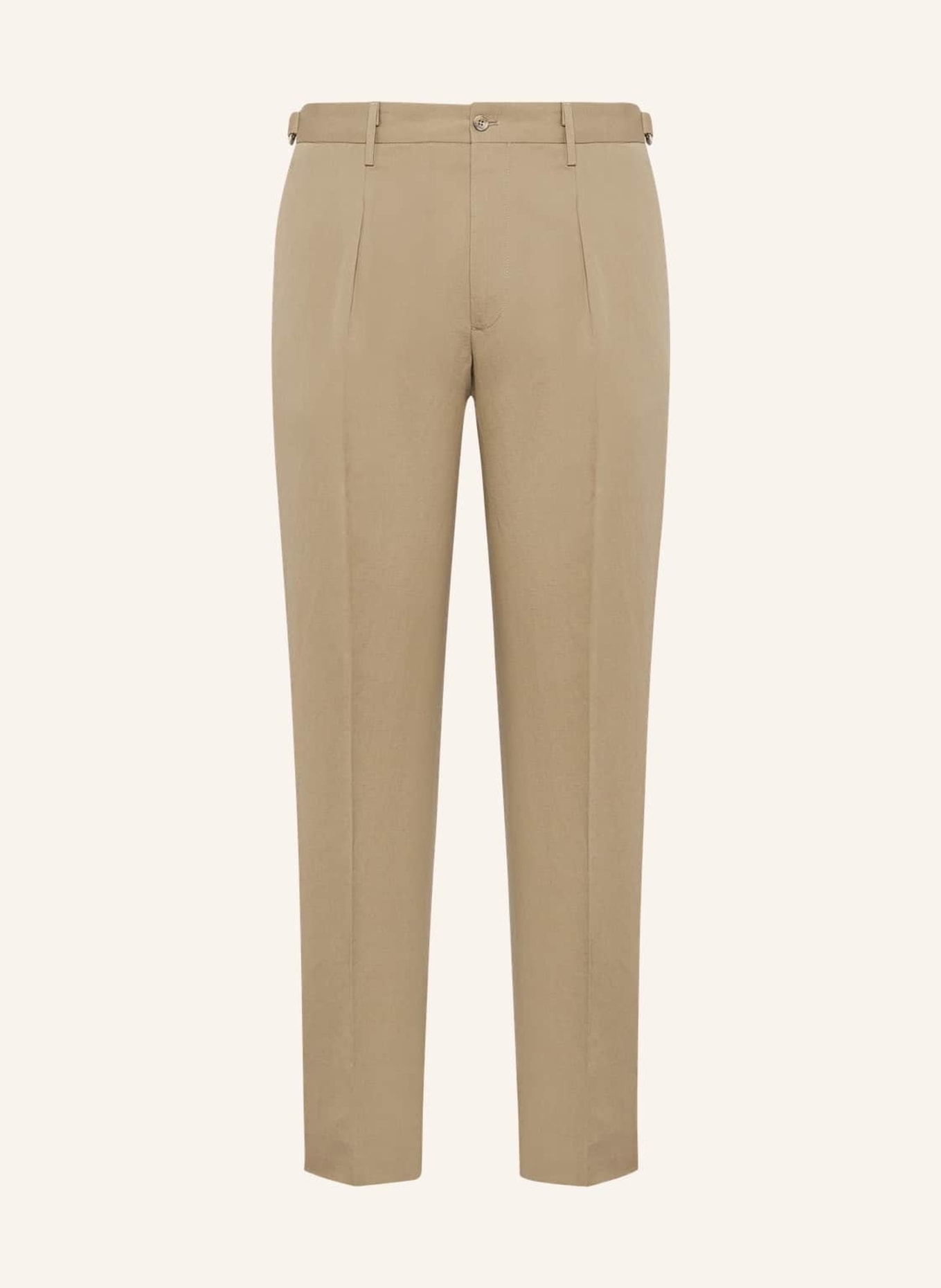 BOGGI MILANO Hose mit Leinen, Farbe: BEIGE (Bild 1)