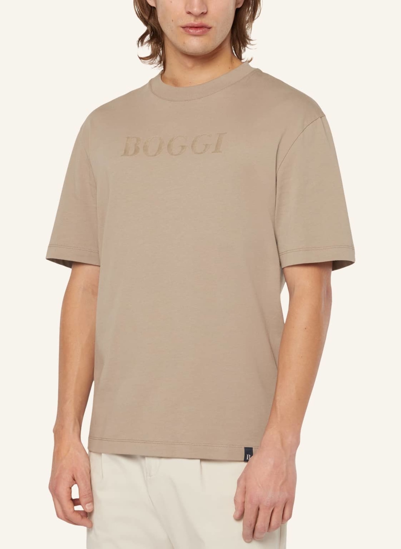 BOGGI MILANO T-Shirt, Farbe: GRAU (Bild 3)