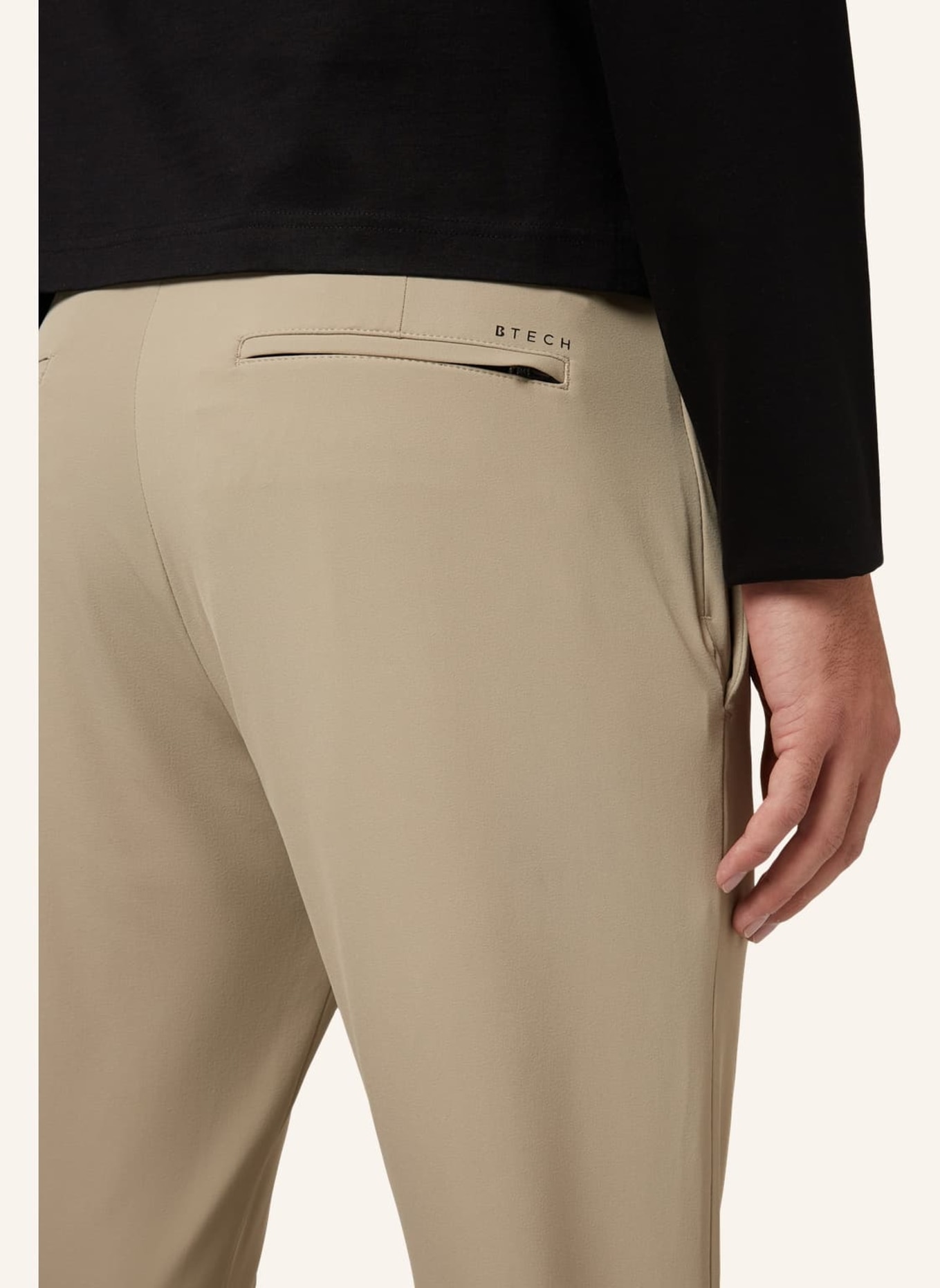 BOGGI MILANO Chino Regular Fit, Farbe: BEIGE (Bild 3)