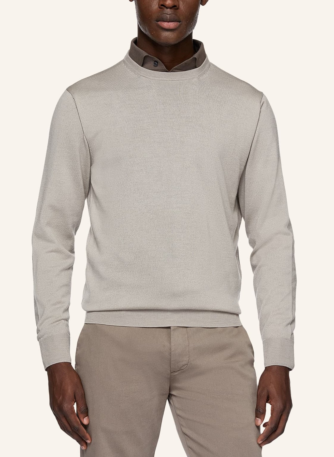 BOGGI MILANO Pullover, Farbe: BRAUN (Bild 4)