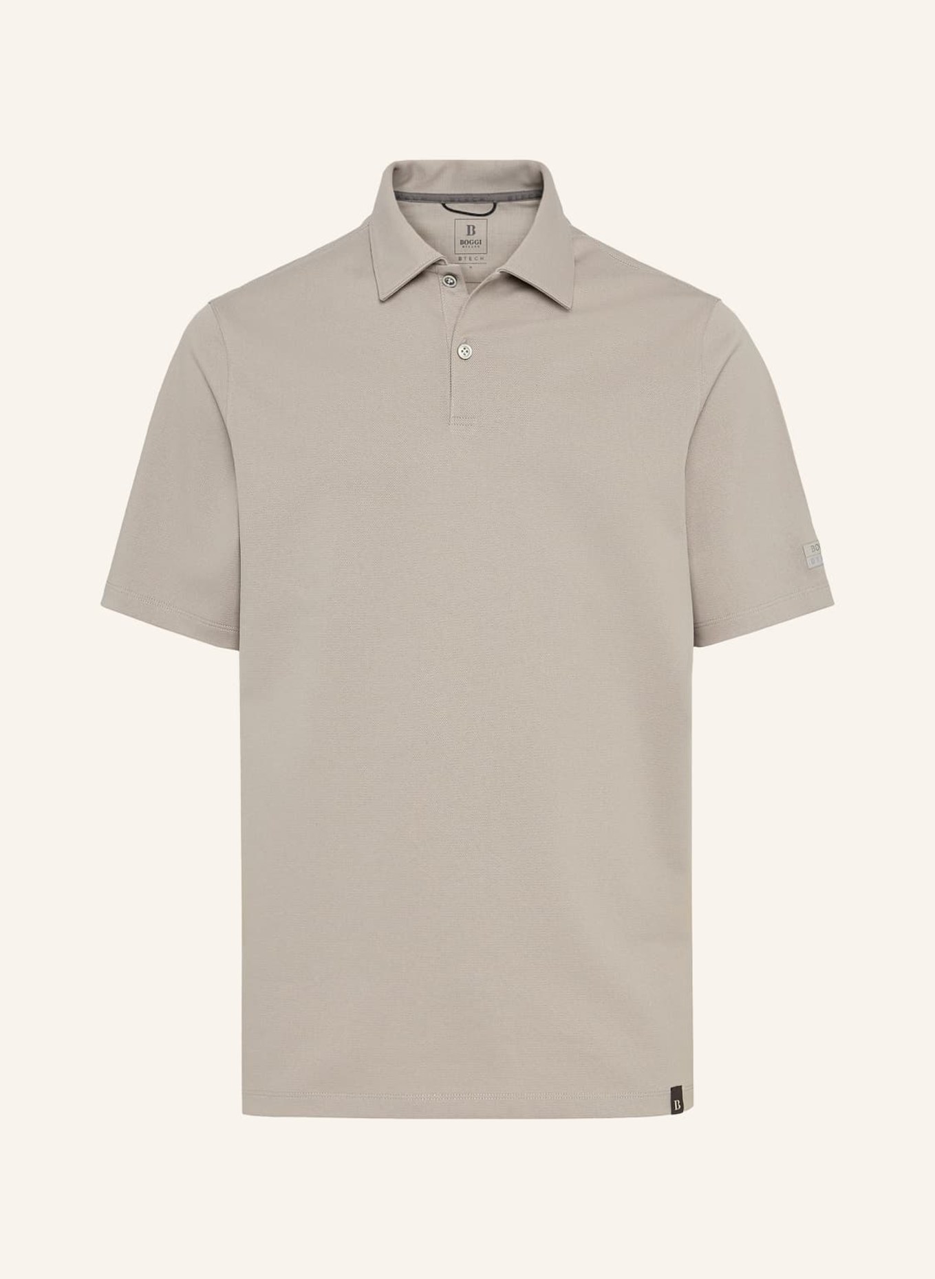 BOGGI MILANO Piqué-Poloshirt, Farbe: BRAUN (Bild 1)