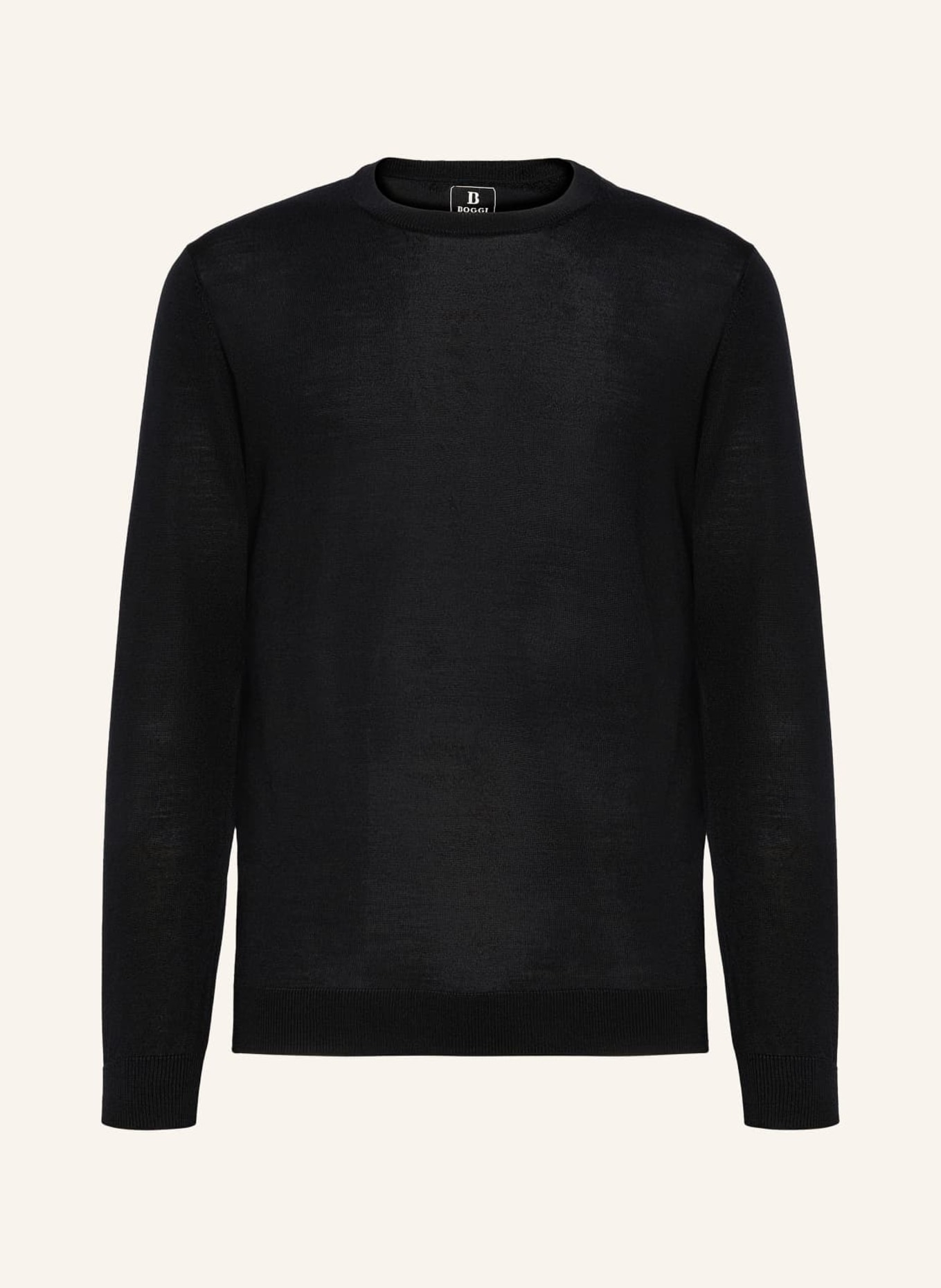 BOGGI MILANO Pullover, Farbe: SCHWARZ (Bild 1)