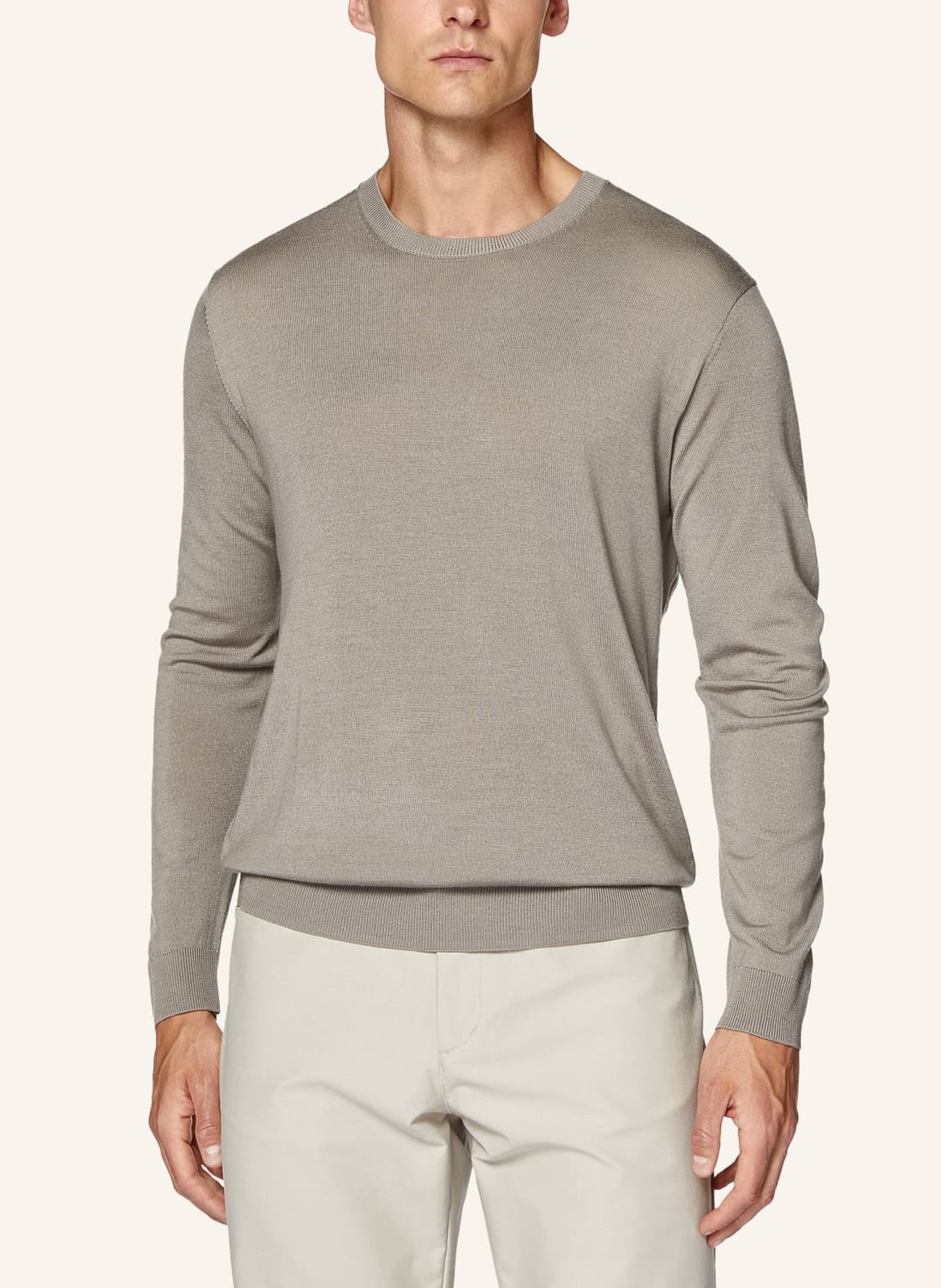 BOGGI MILANO Pullover, Farbe: BEIGE (Bild 4)