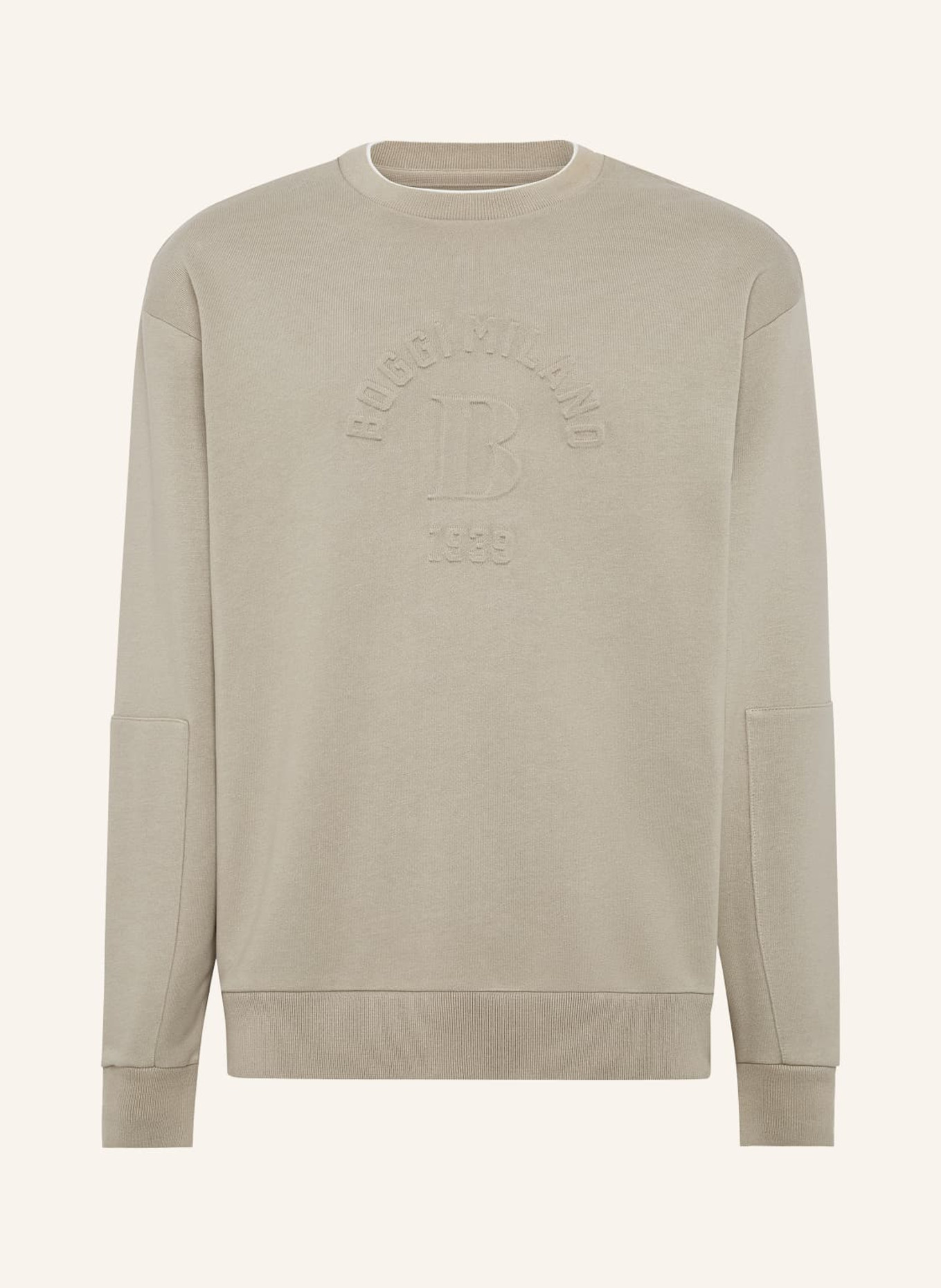 BOGGI MILANO Sweatshirt, Farbe: TAUPE (Bild 1)