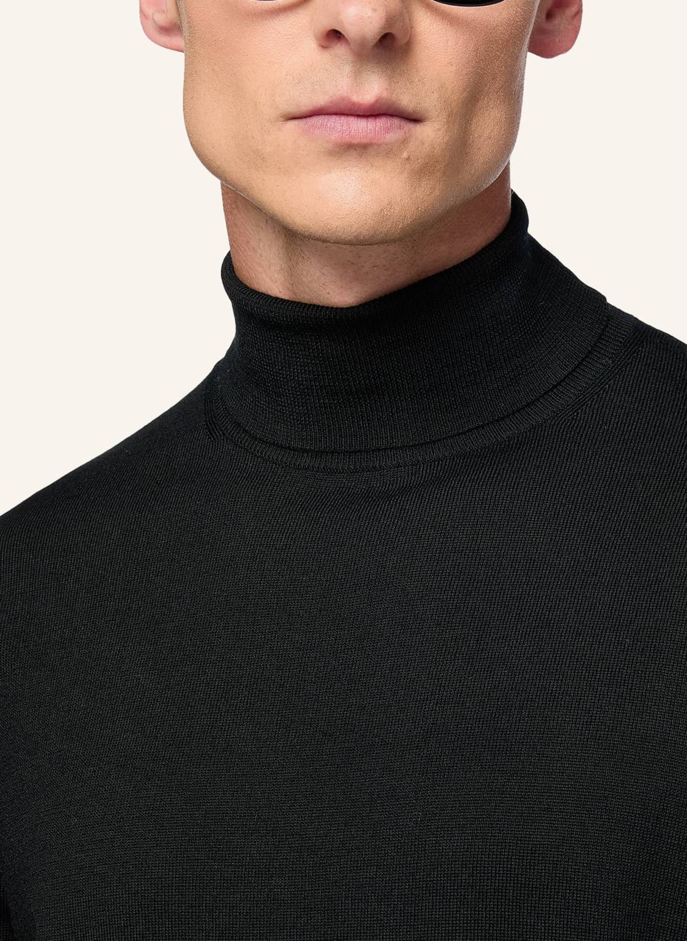 BOGGI MILANO Rollkragenpullover, Farbe: SCHWARZ (Bild 3)