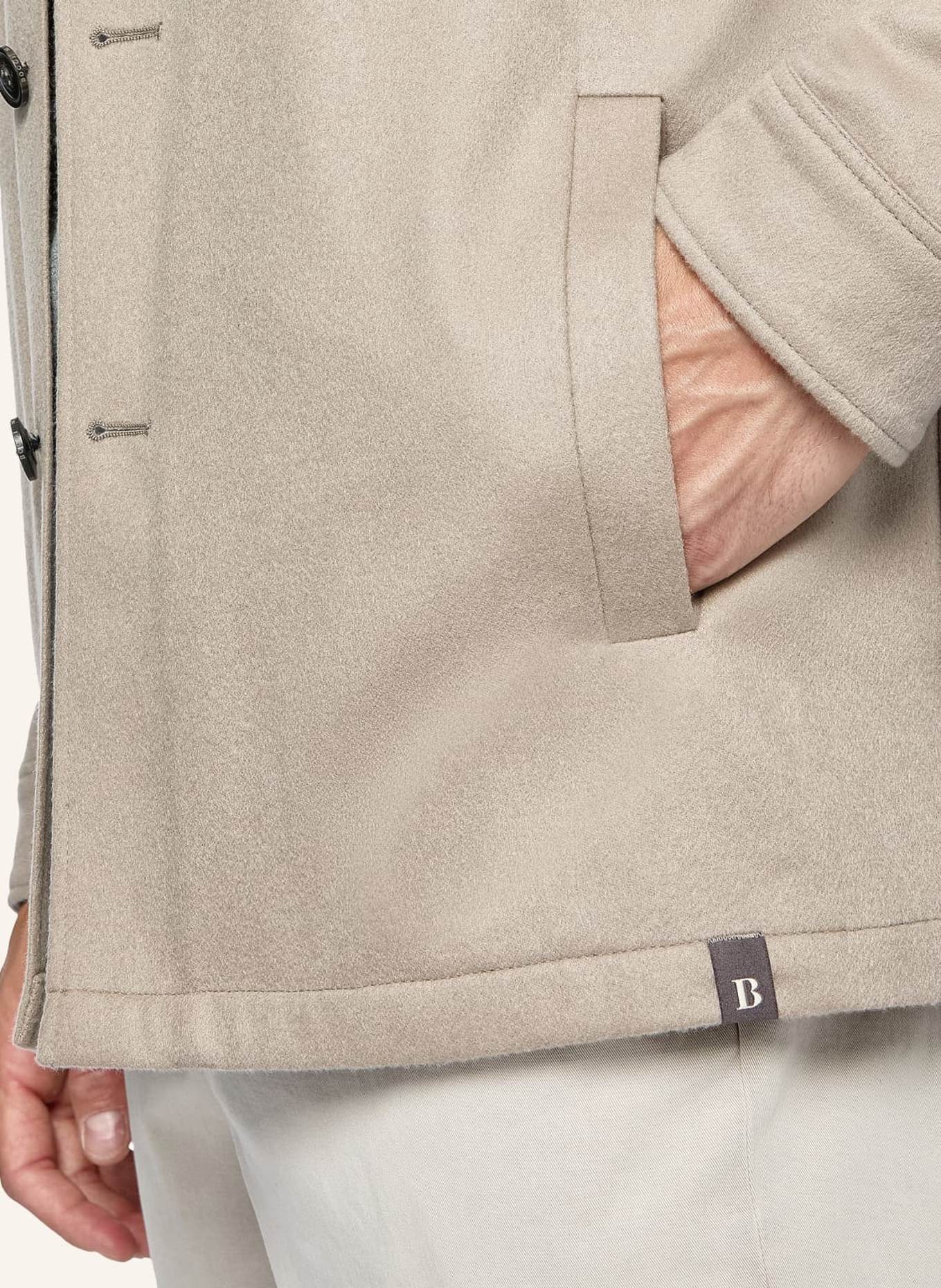 BOGGI MILANO Overjacket aus Cashmere, Farbe: BEIGE (Bild 3)