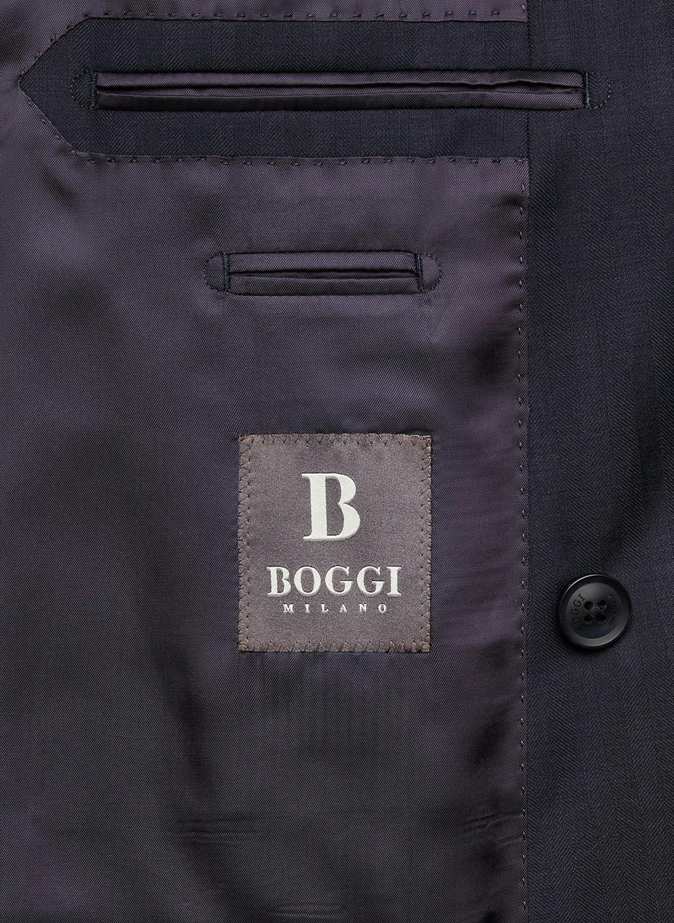 BOGGI MILANO Anzug Regular Fit, Farbe: BLAU (Bild 4)