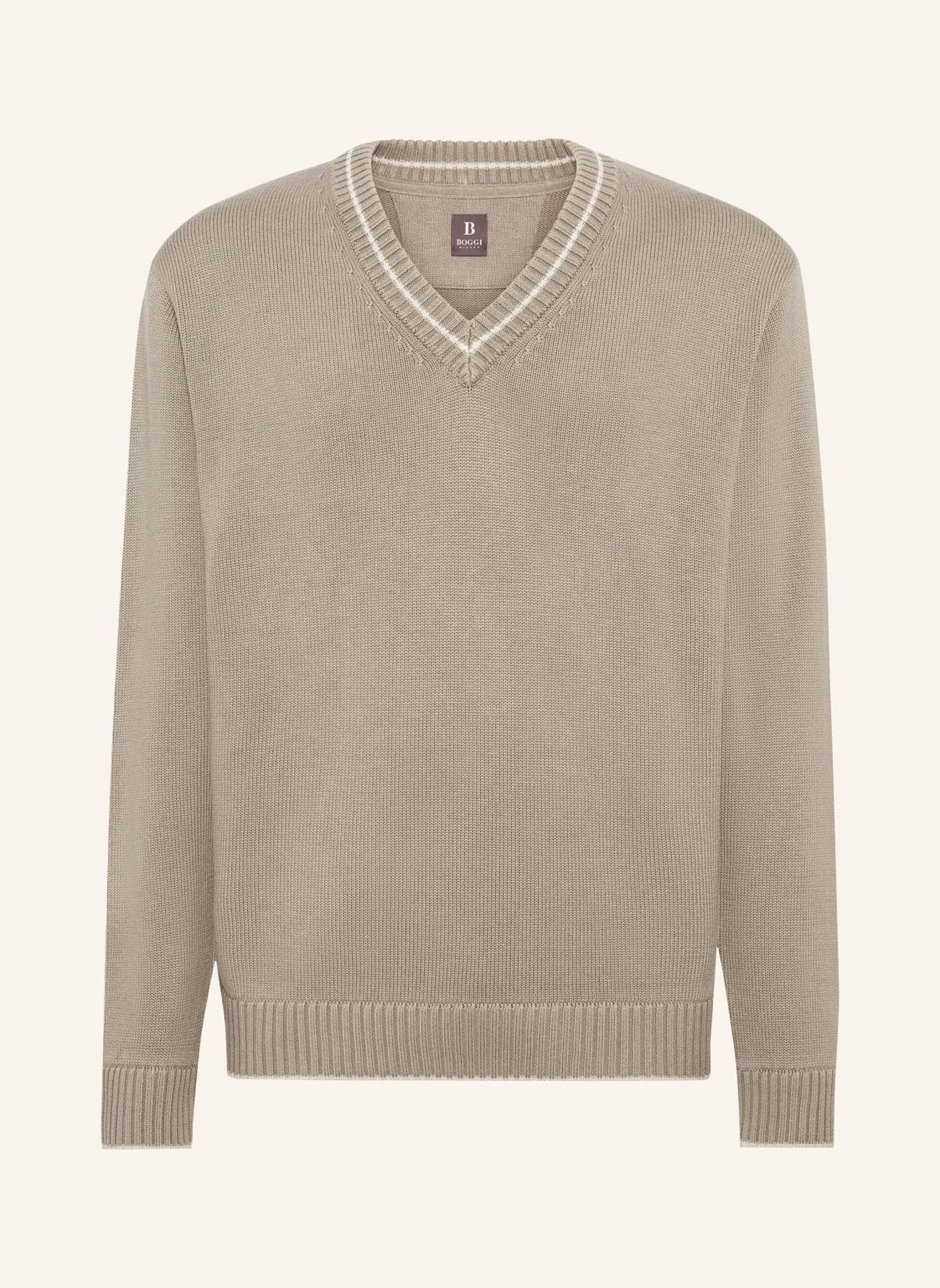 BOGGI MILANO Pullover, Farbe: BEIGE (Bild 1)