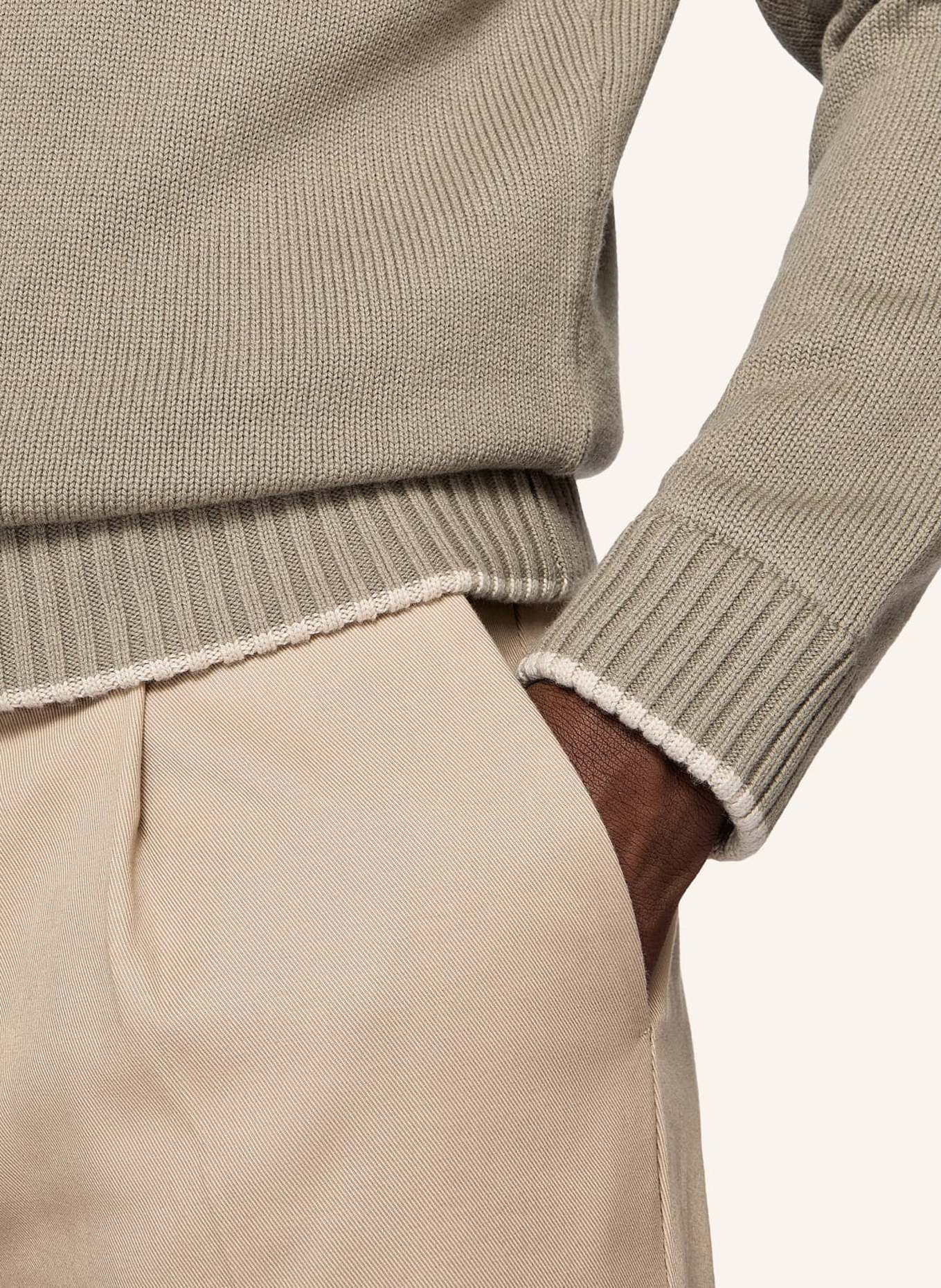 BOGGI MILANO Pullover, Farbe: BEIGE (Bild 3)