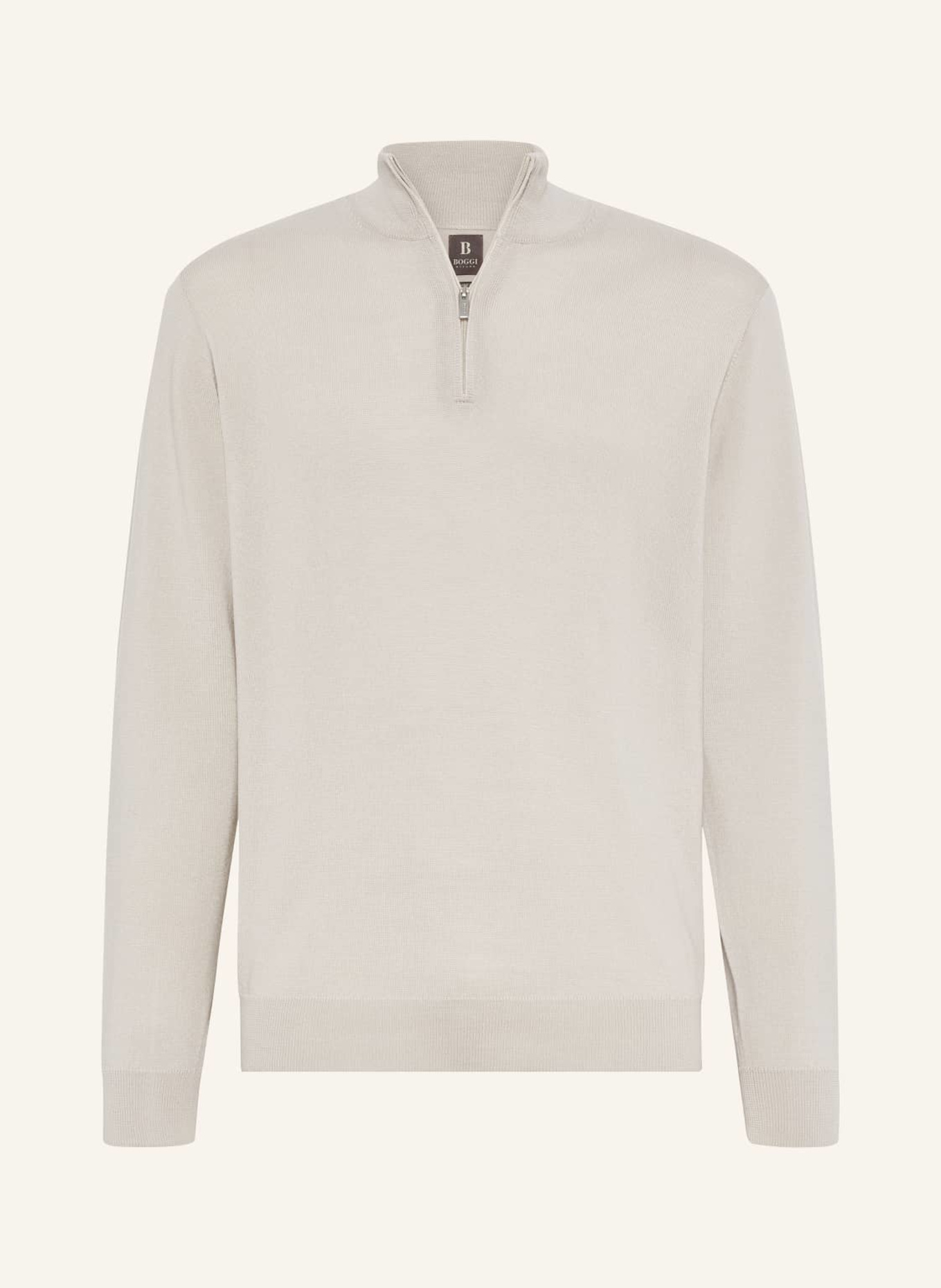 BOGGI MILANO Sweat-Troyer, Farbe: GRAU (Bild 1)