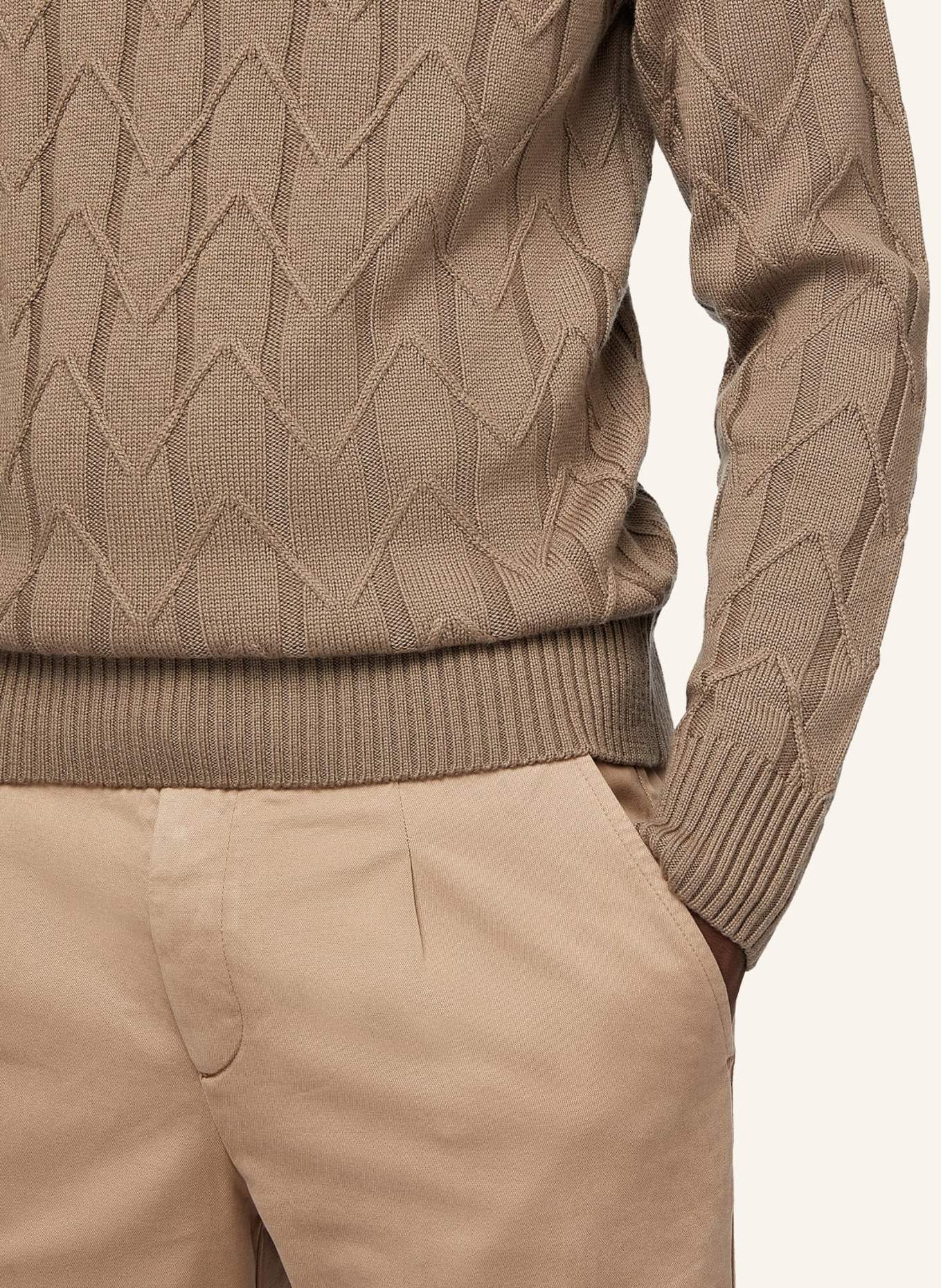 BOGGI MILANO Rollkragenpullover, Farbe: BEIGE (Bild 3)