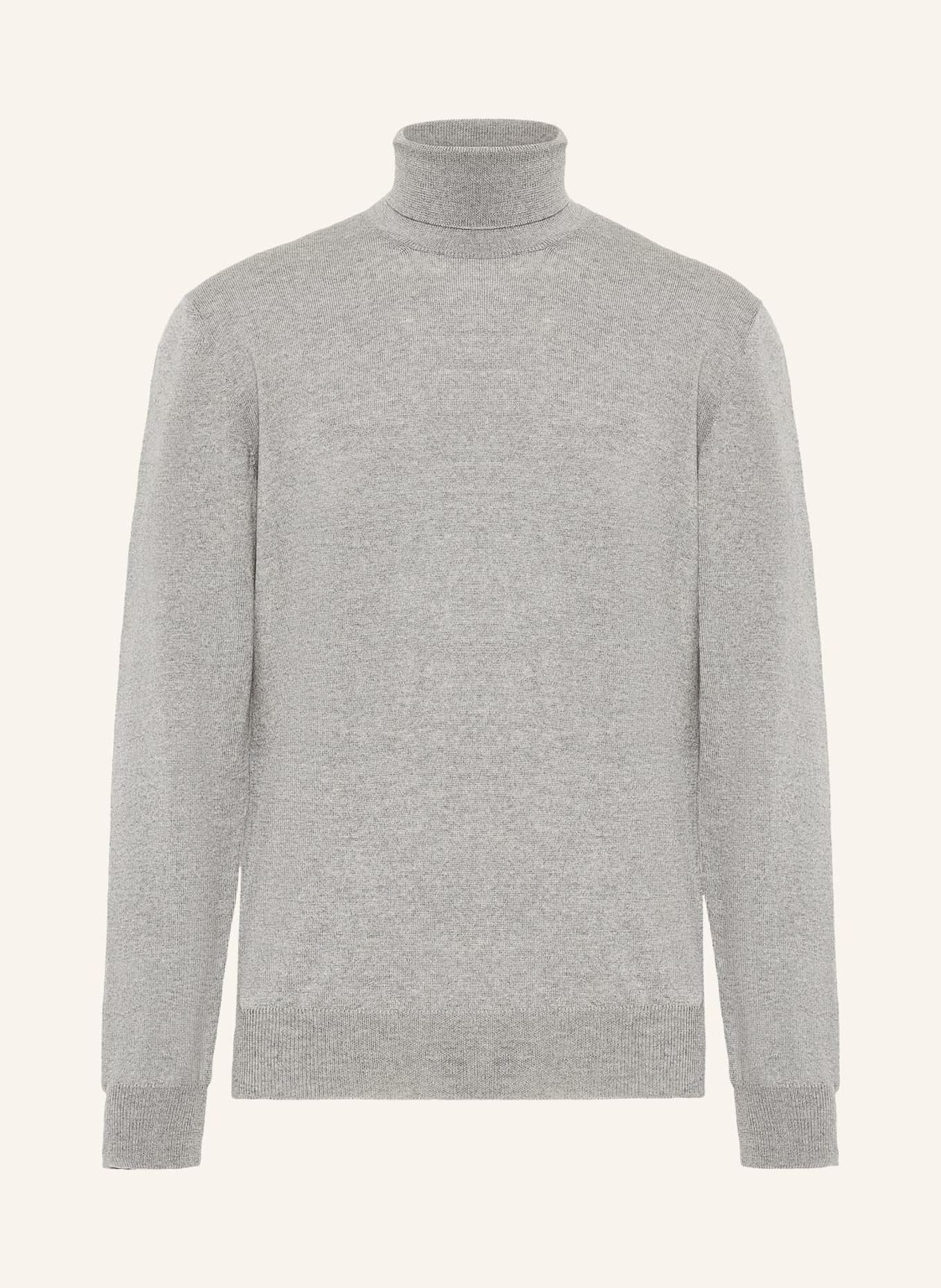 BOGGI MILANO Rollkragenpullover, Farbe: GRAU (Bild 1)