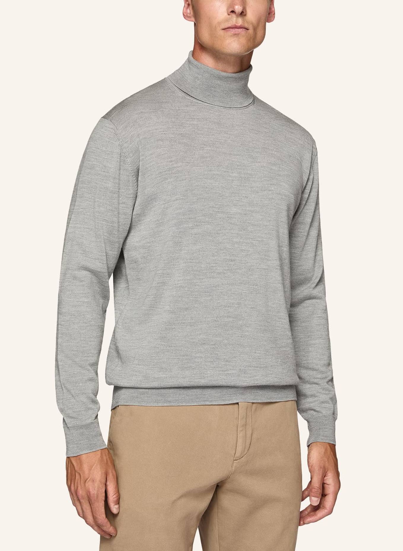 BOGGI MILANO Rollkragenpullover, Farbe: GRAU (Bild 4)