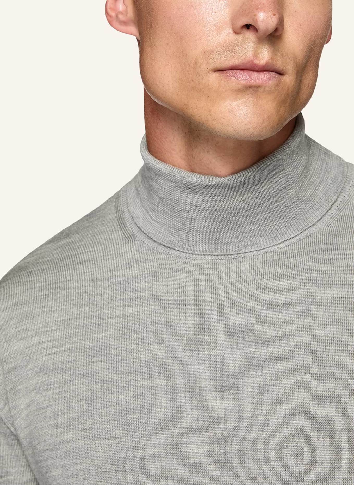 BOGGI MILANO Rollkragenpullover, Farbe: GRAU (Bild 3)