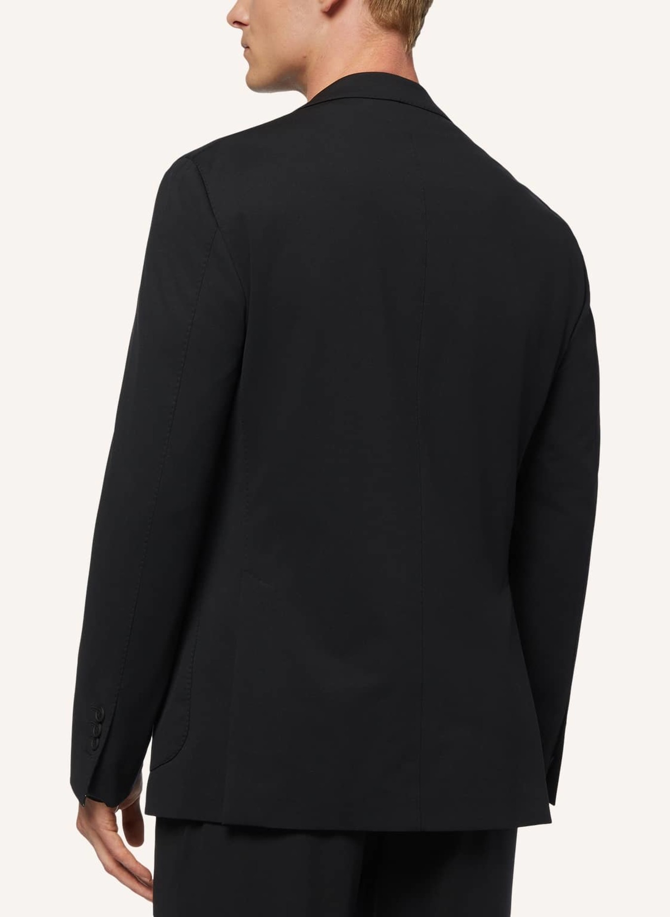 BOGGI MILANO Sakko Regular Fit: SCHWARZ