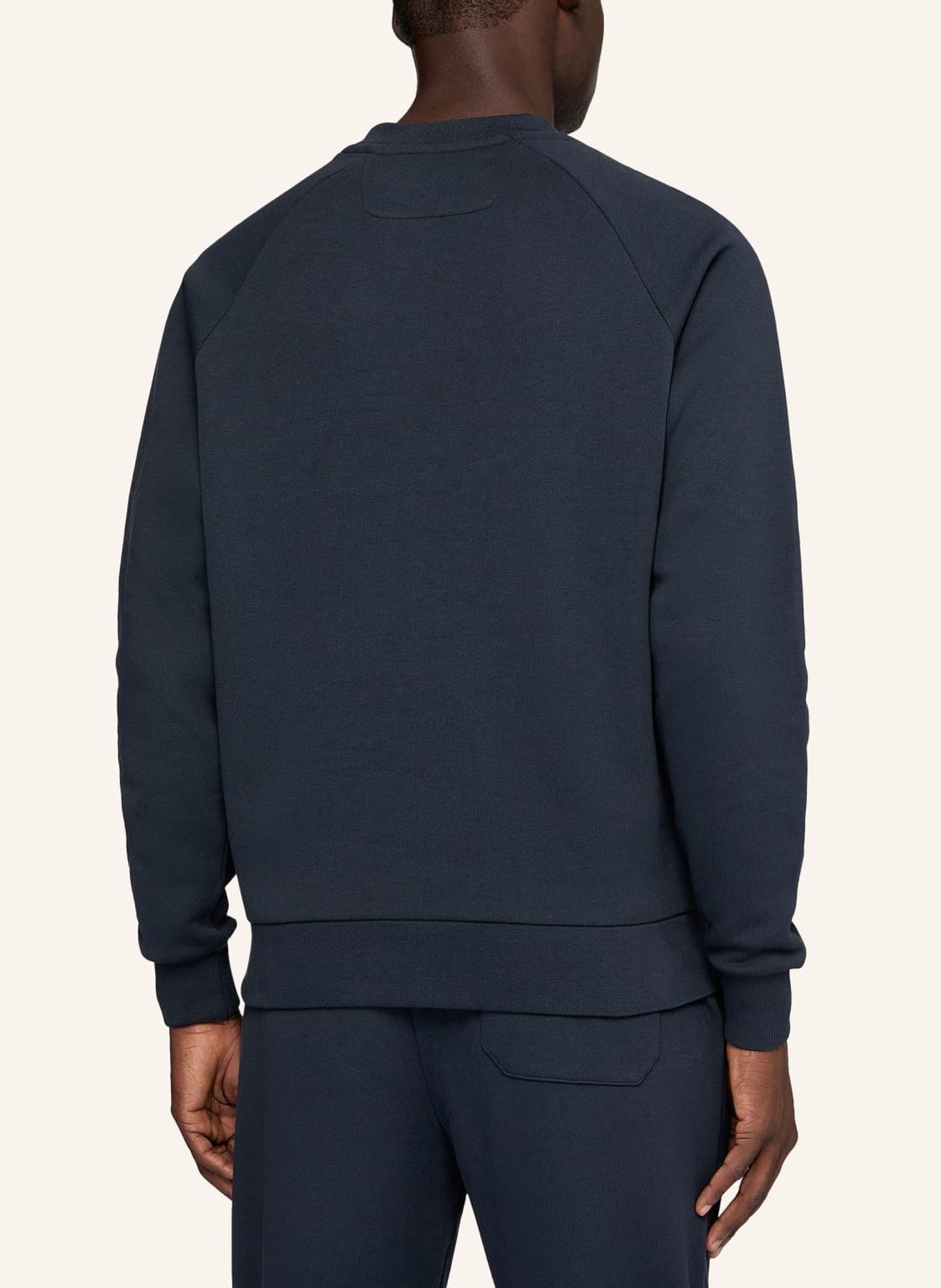 BOGGI MILANO Crew Neck Cotton Sweatshirt, Farbe: BLAU (Bild 2)