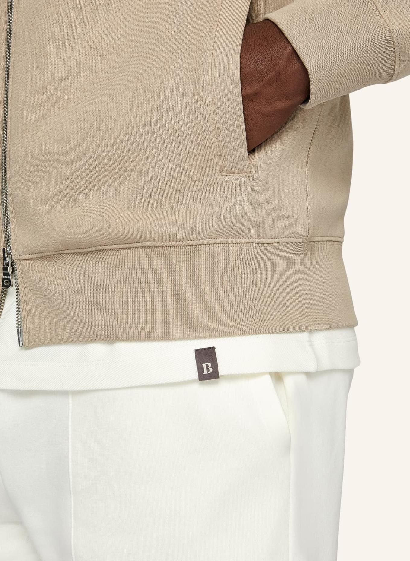 BOGGI MILANO Sweatjacke, Farbe: BEIGE (Bild 3)