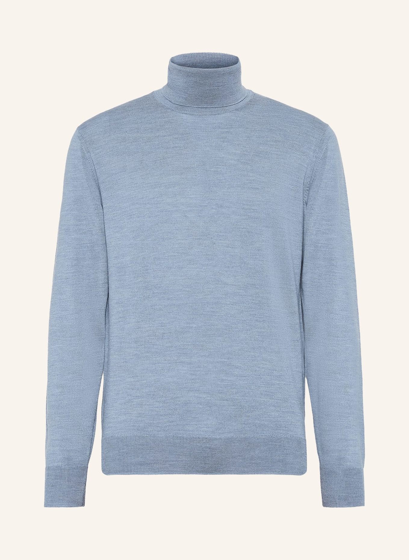 BOGGI MILANO Rollkragenpullover, Farbe: HELLBLAU (Bild 1)