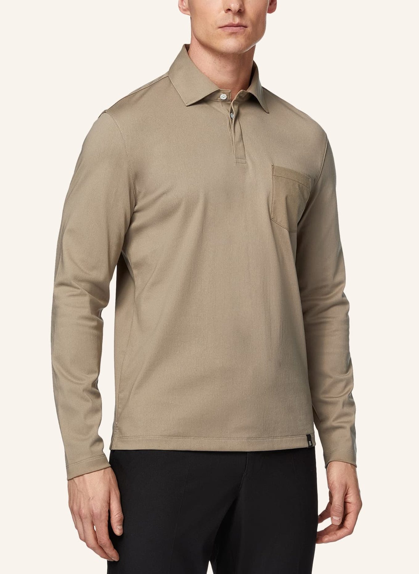 BOGGI MILANO Piqué-Poloshirt, Farbe: BRAUN (Bild 4)