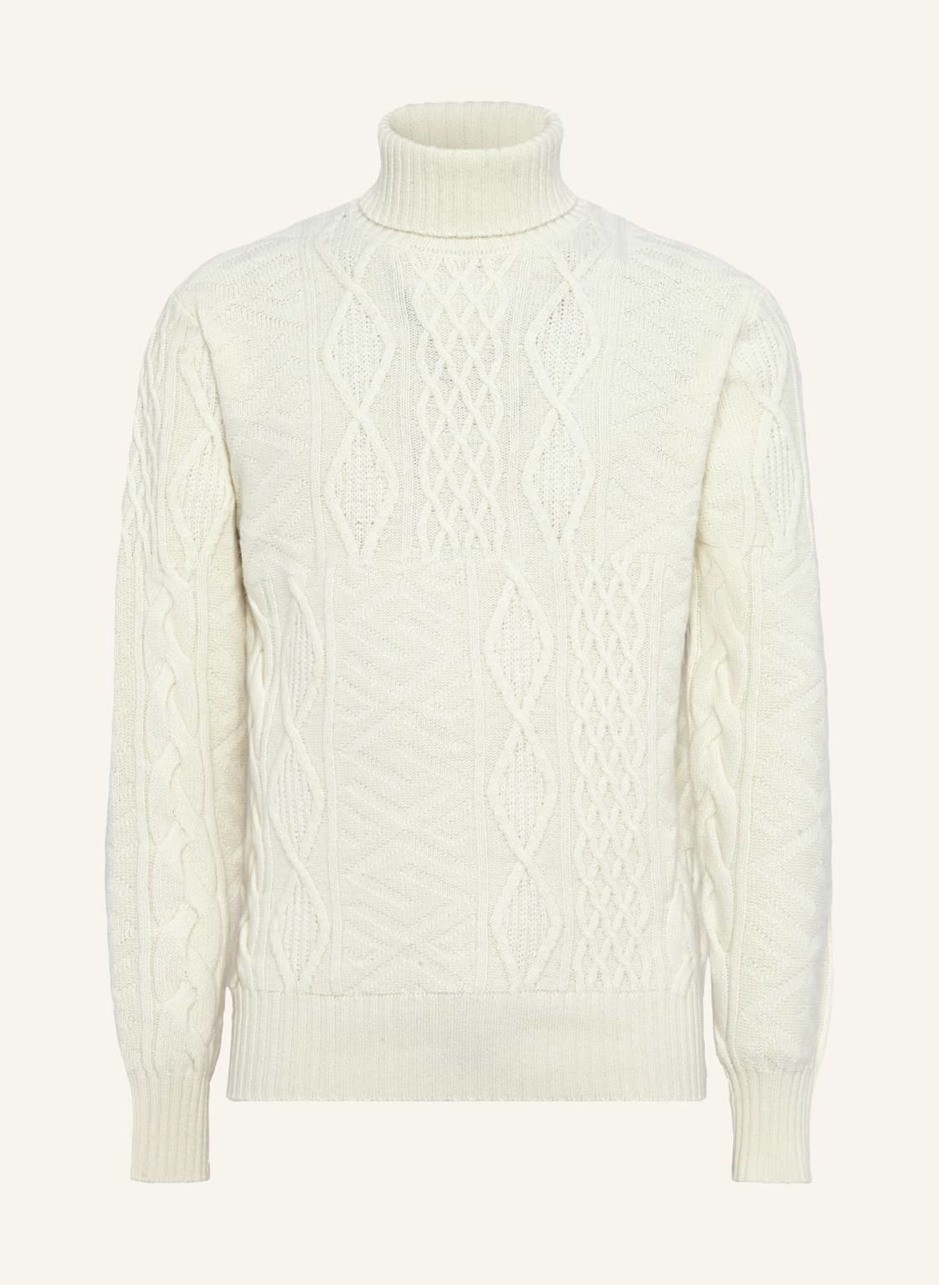 BOGGI MILANO Rollkragenpullover, Farbe: WEISS (Bild 1)