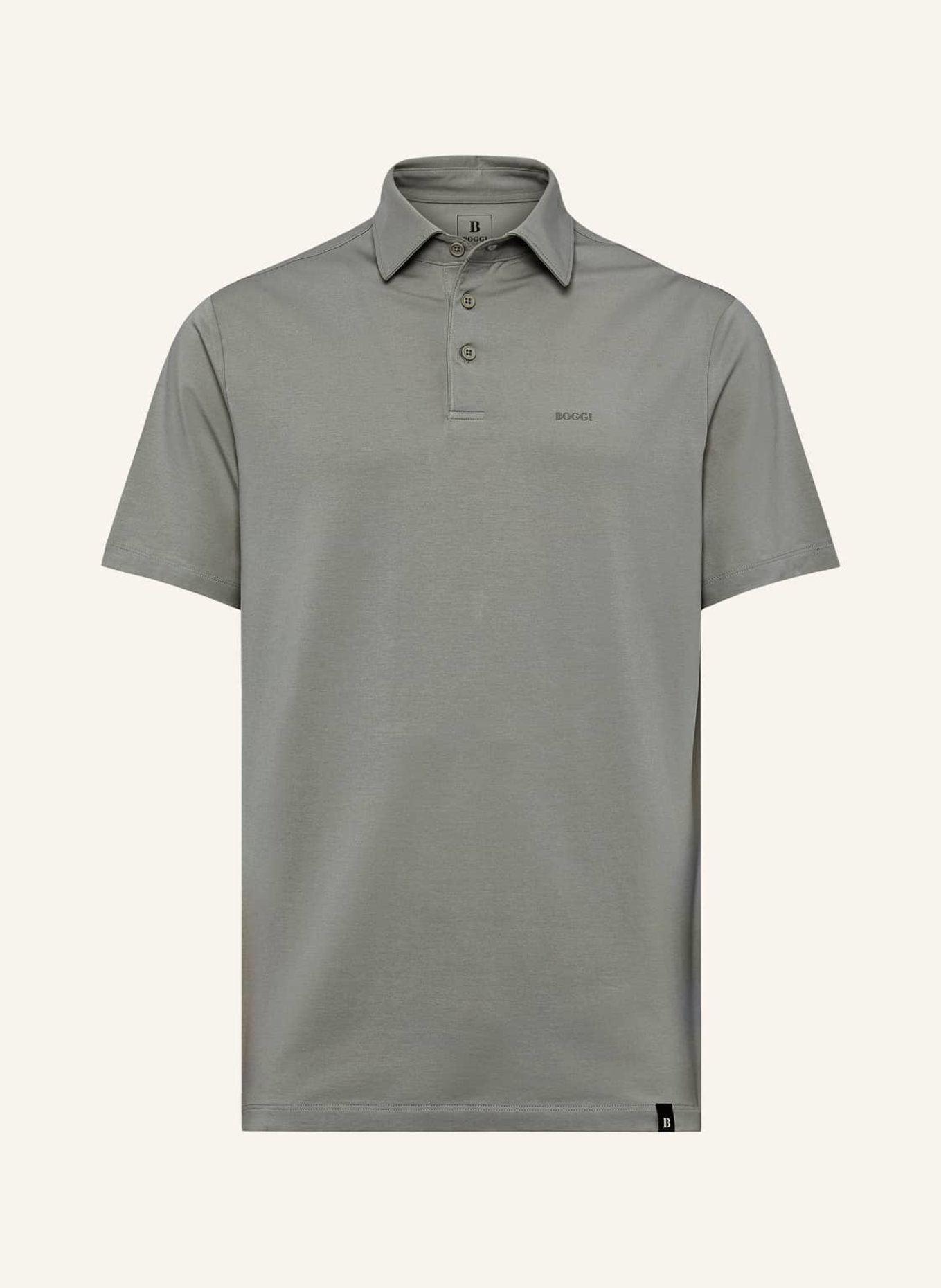 BOGGI MILANO Poloshirt Regular Fit, Farbe: GRÜN (Bild 1)