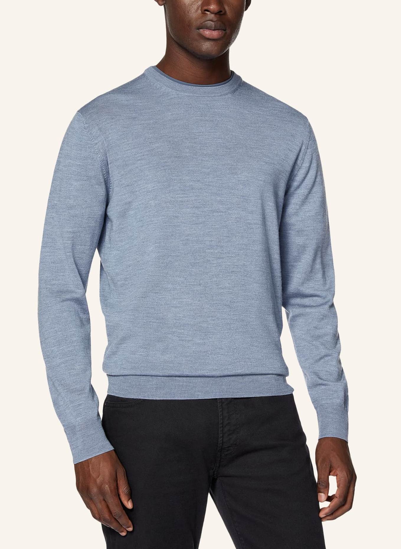 BOGGI MILANO Pullover, Farbe: HELLBLAU (Bild 4)