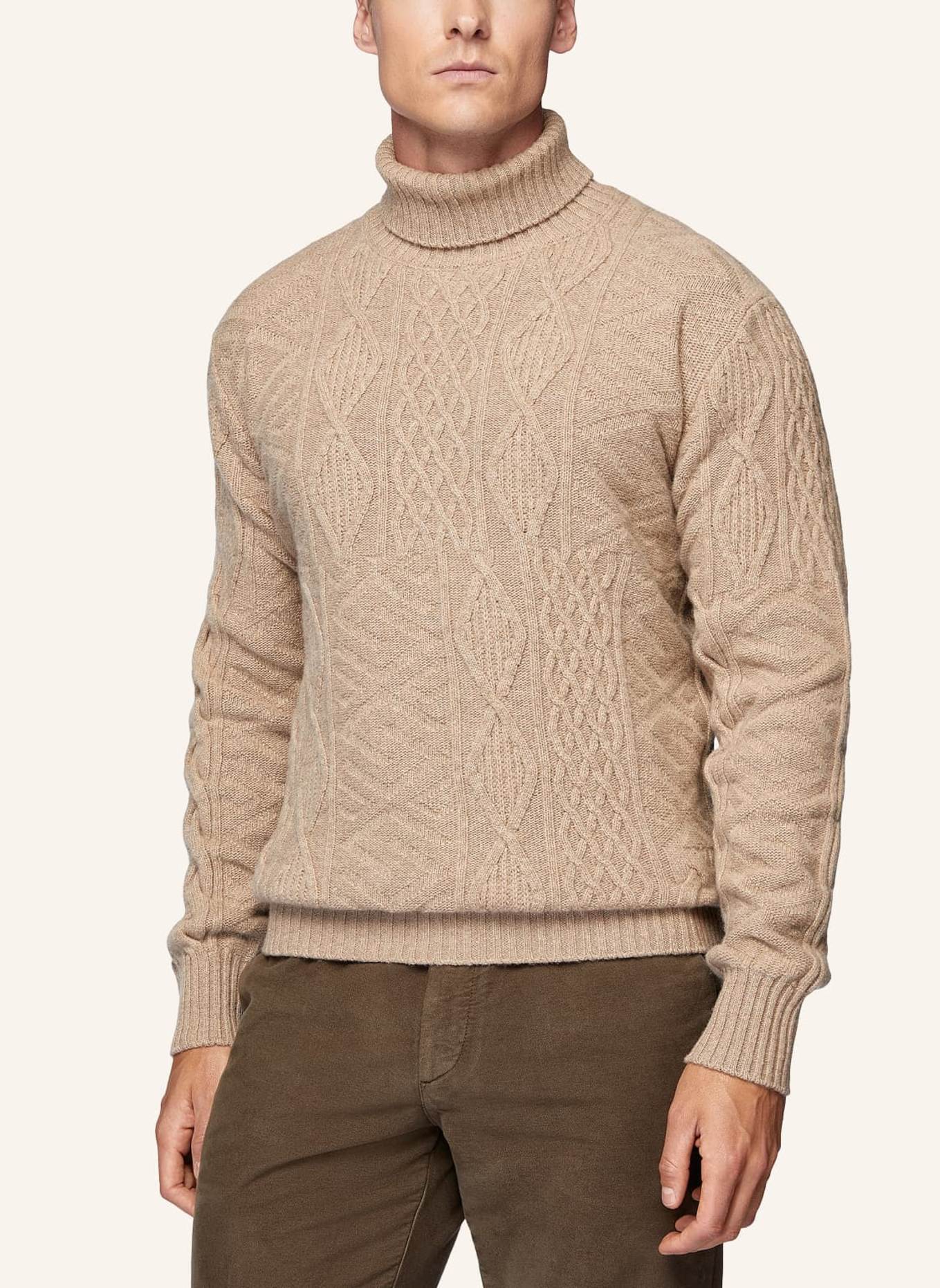 BOGGI MILANO Rollkragenpullover, Farbe: BRAUN (Bild 4)