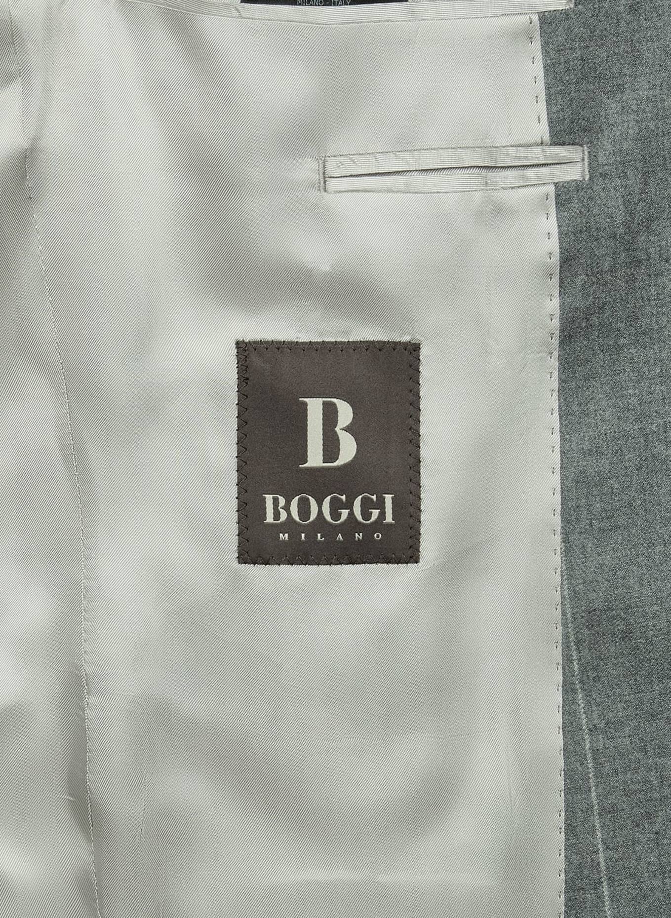 BOGGI MILANO Anzug Regular Fit, Farbe: GRAU (Bild 4)