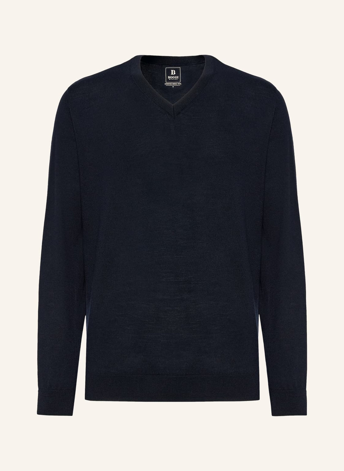 BOGGI MILANO Pullover: BLAU