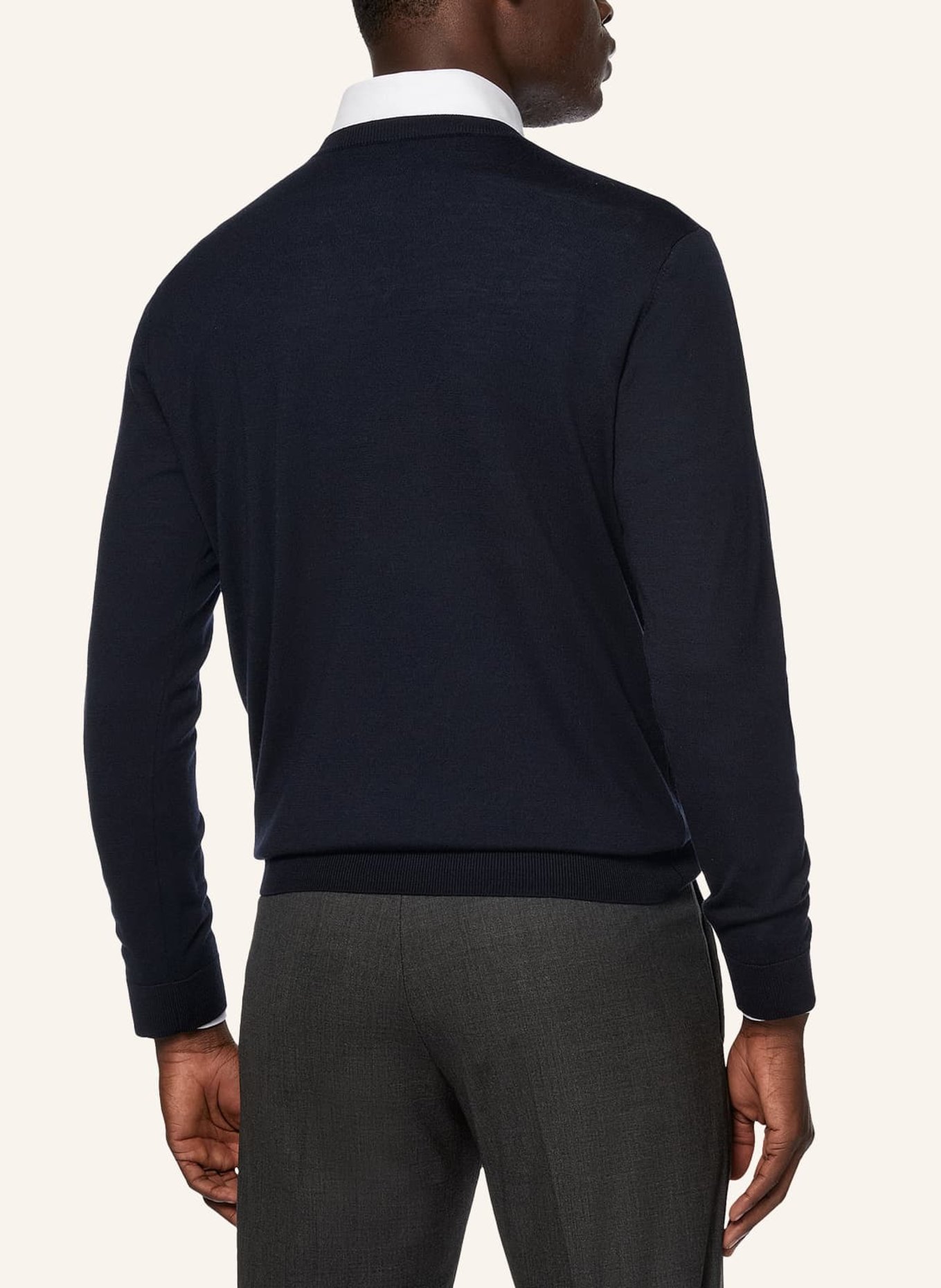 BOGGI MILANO Pullover: BLAU