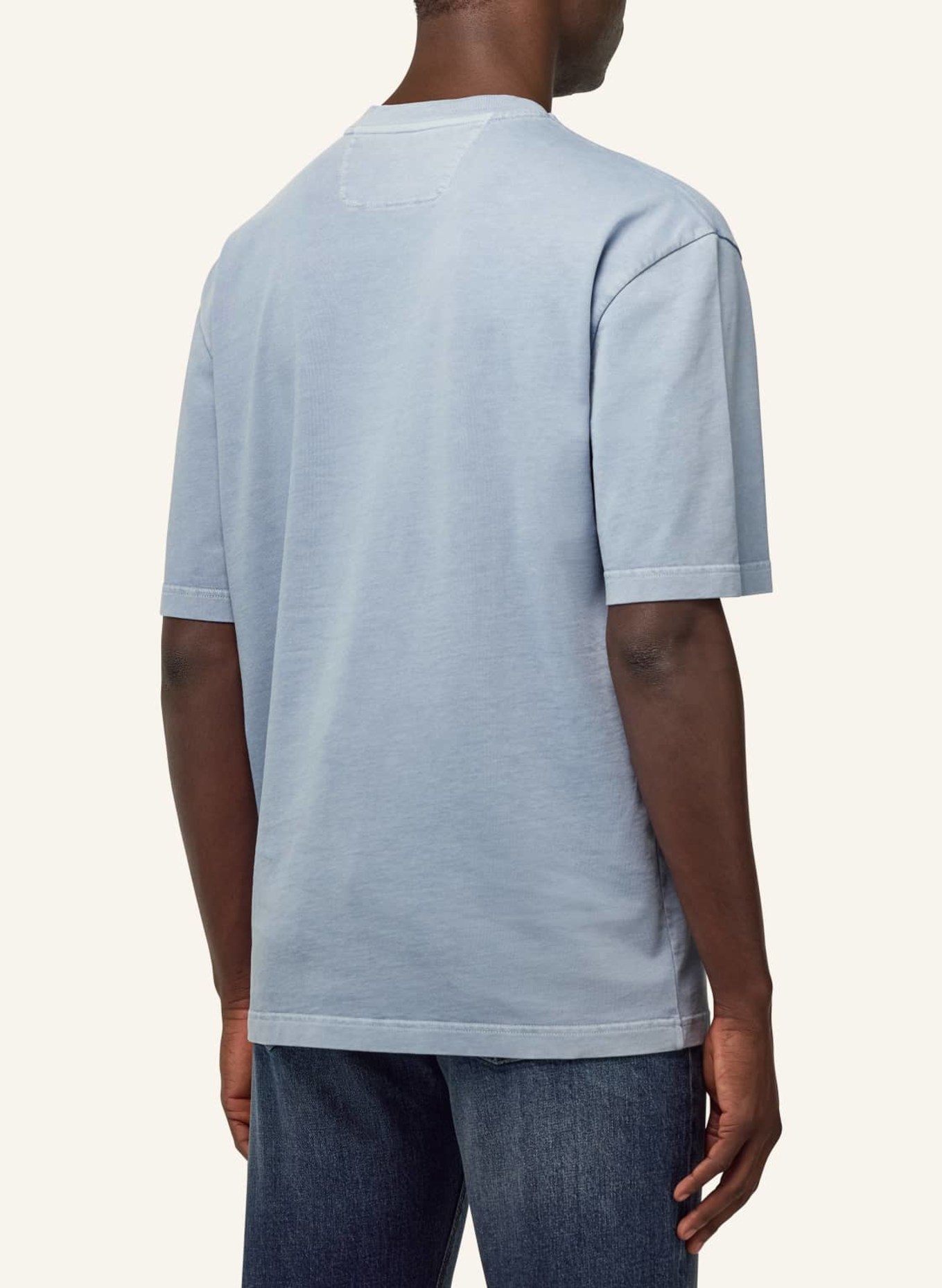 BOGGI MILANO T-shirt: LIGHT BLUE
