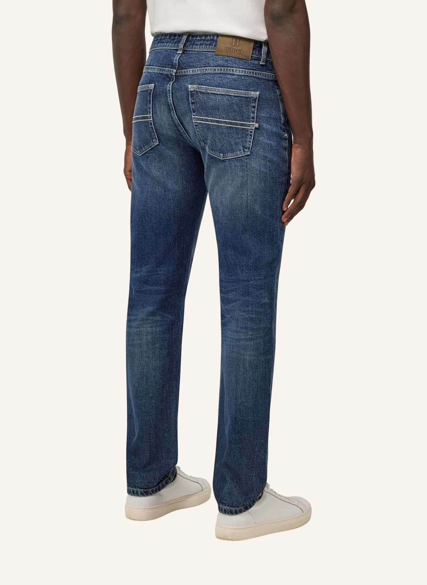 BOGGI MILANO Jeans: DUNKELBLAU