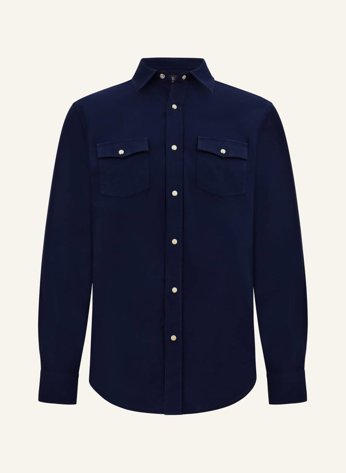 BOGGI MILANO Hemd Regular Fit: BLAU