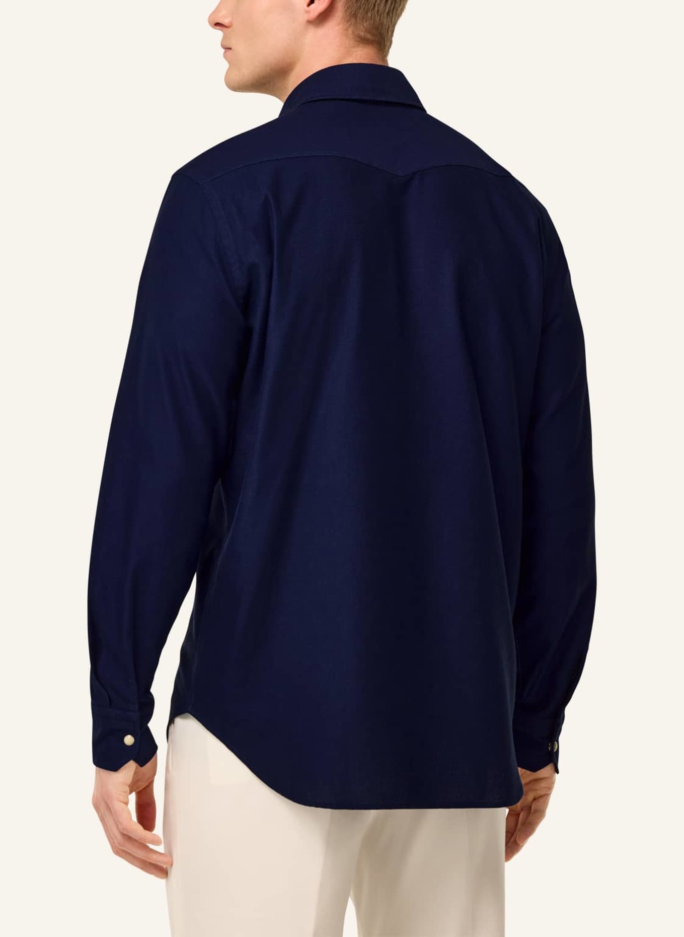 BOGGI MILANO Hemd Regular Fit: BLAU