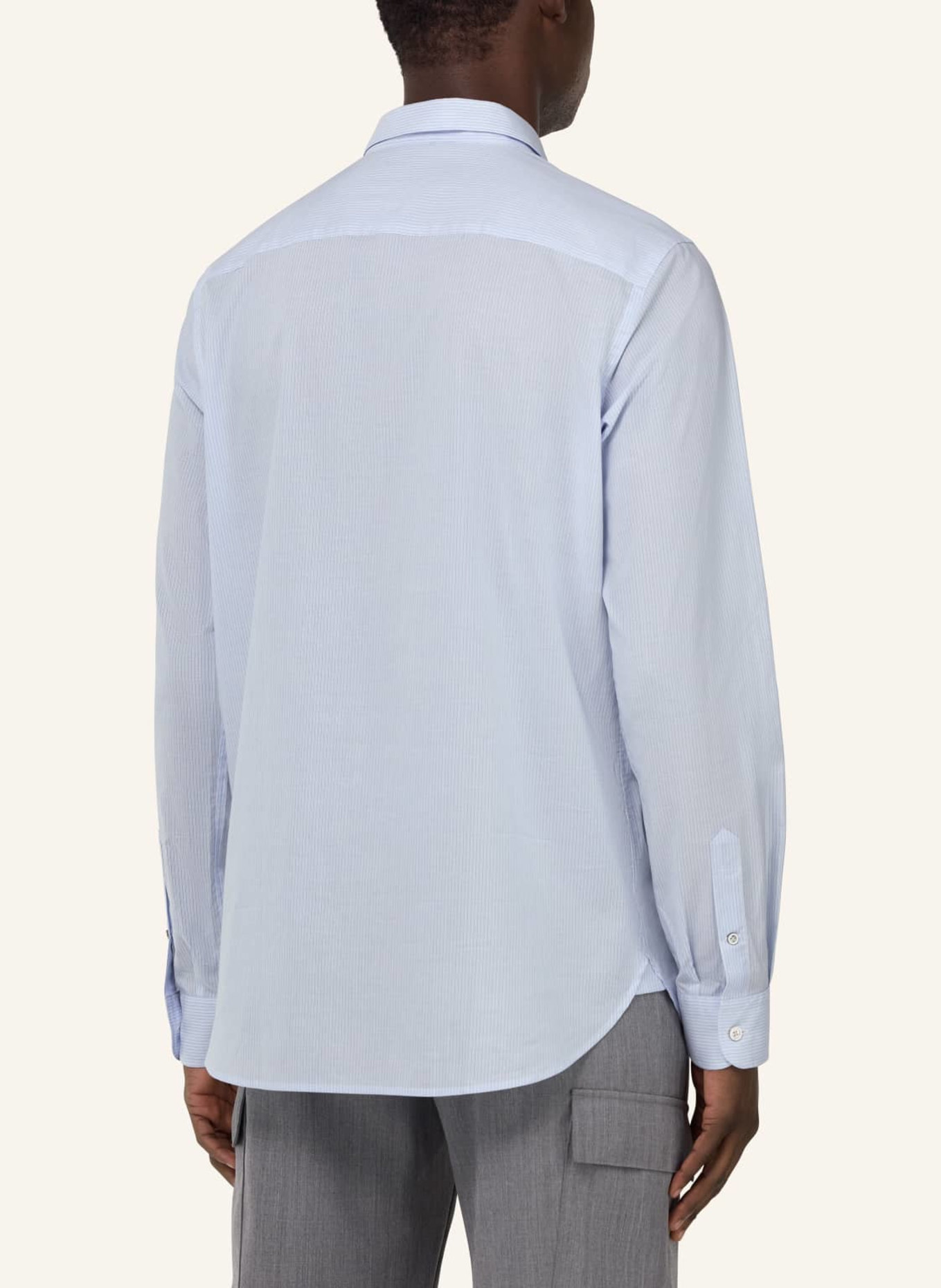 BOGGI MILANO Hemd Regular Fit: HELLBLAU