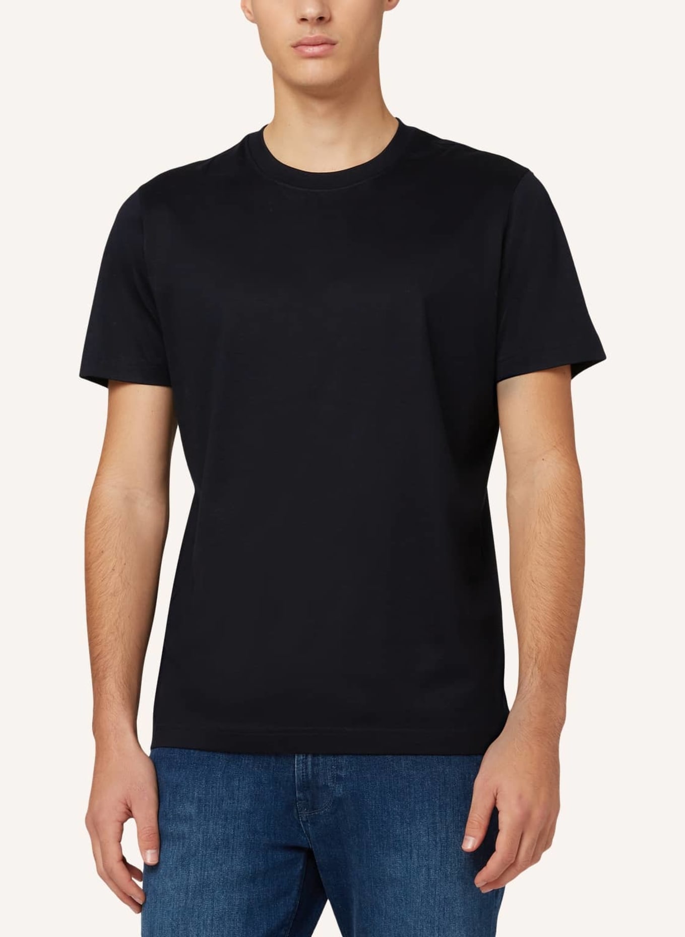 BOGGI MILANO T-Shirt: BLAU