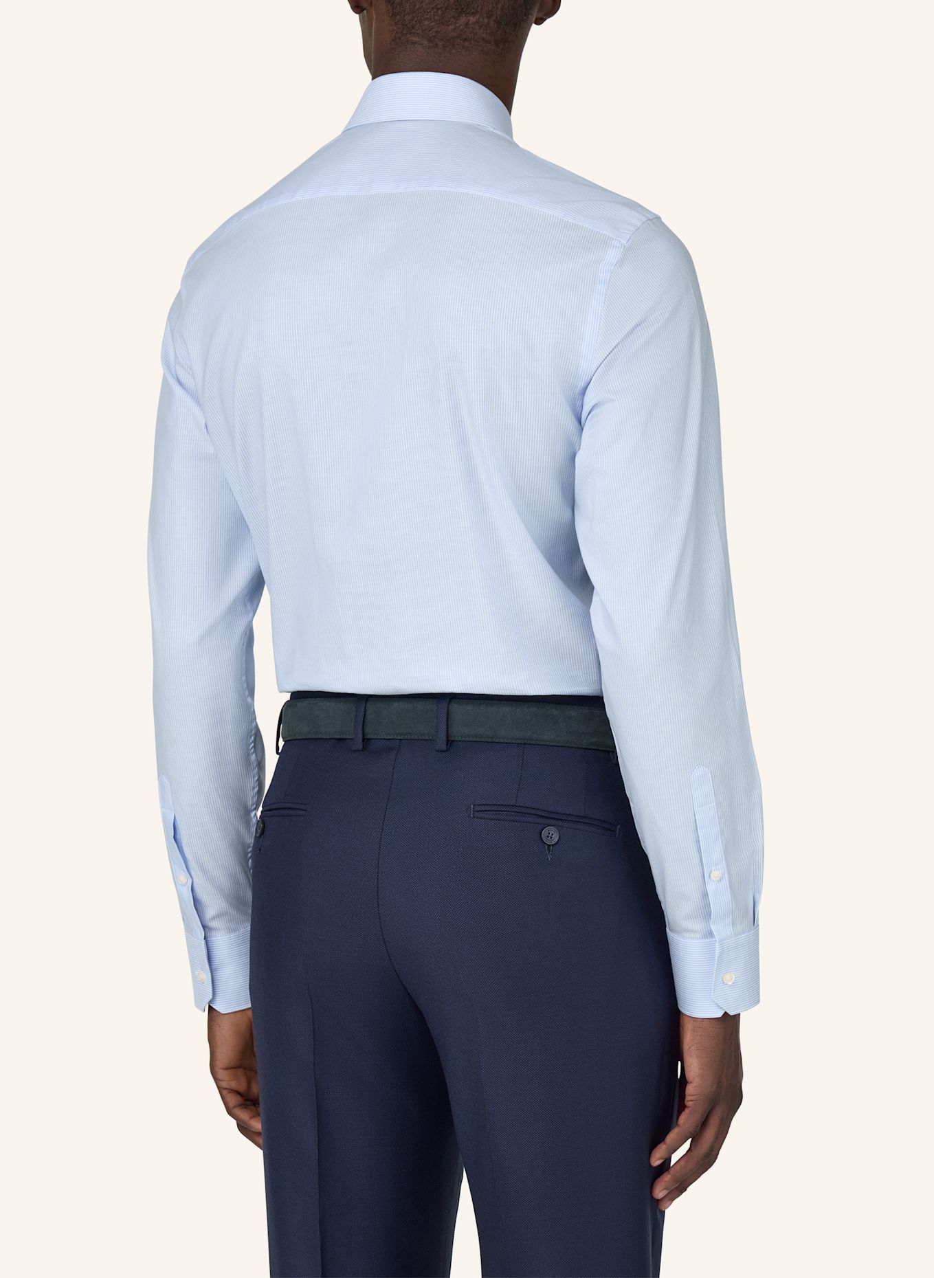 BOGGI MILANO Hemd Slim Fit: LICHTBLAUW