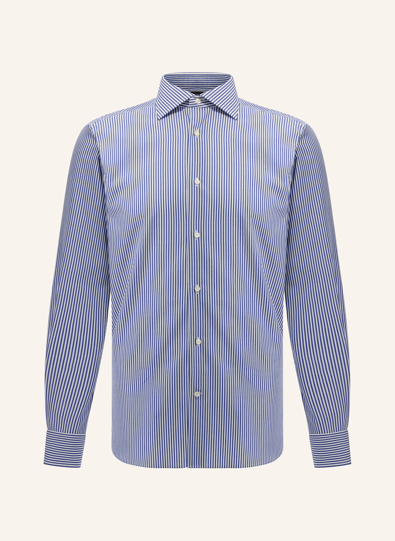 BOGGI MILANO Hemd Regular Fit: BLAUW