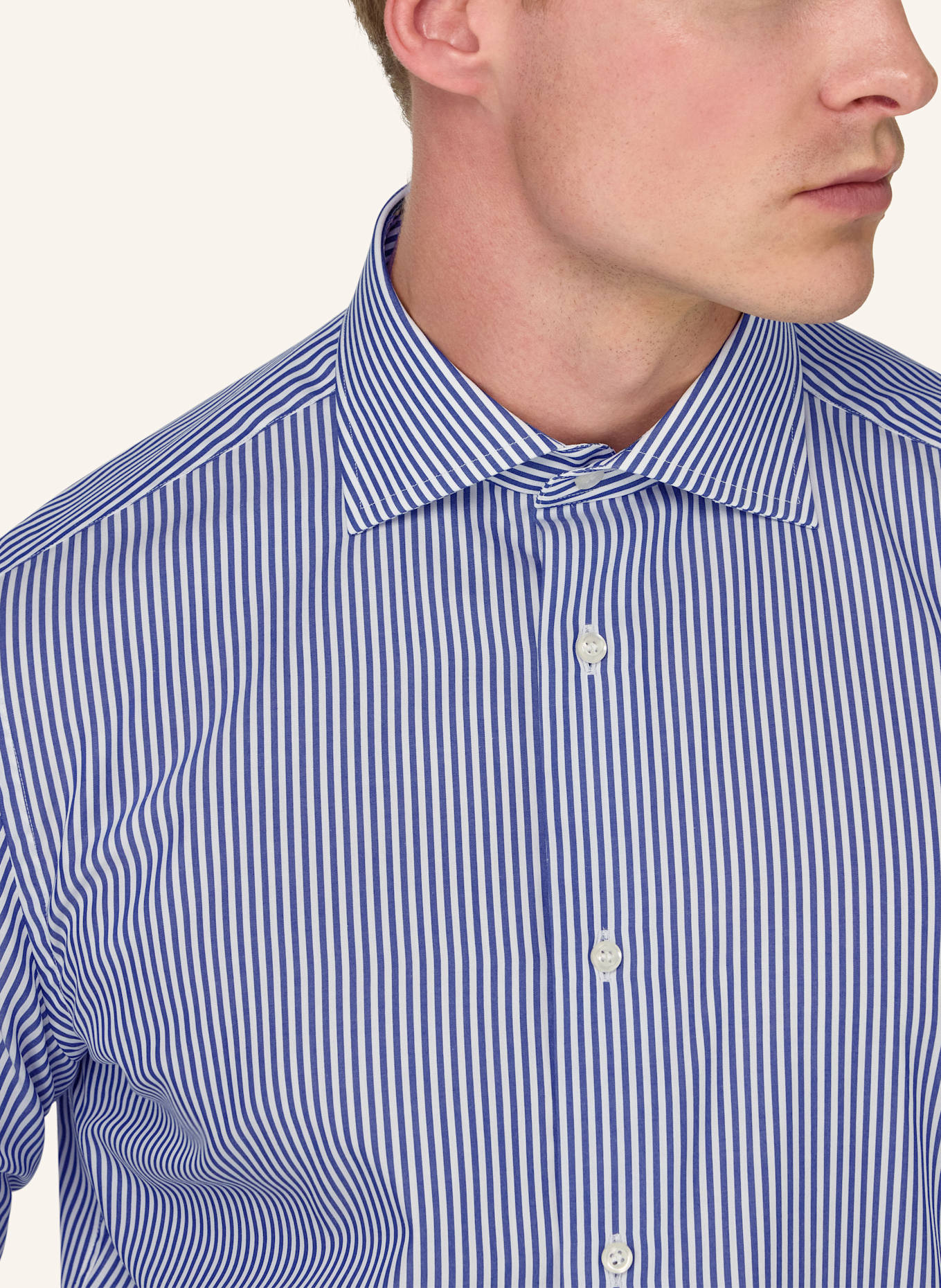 BOGGI MILANO Hemd Regular Fit: BLAUW