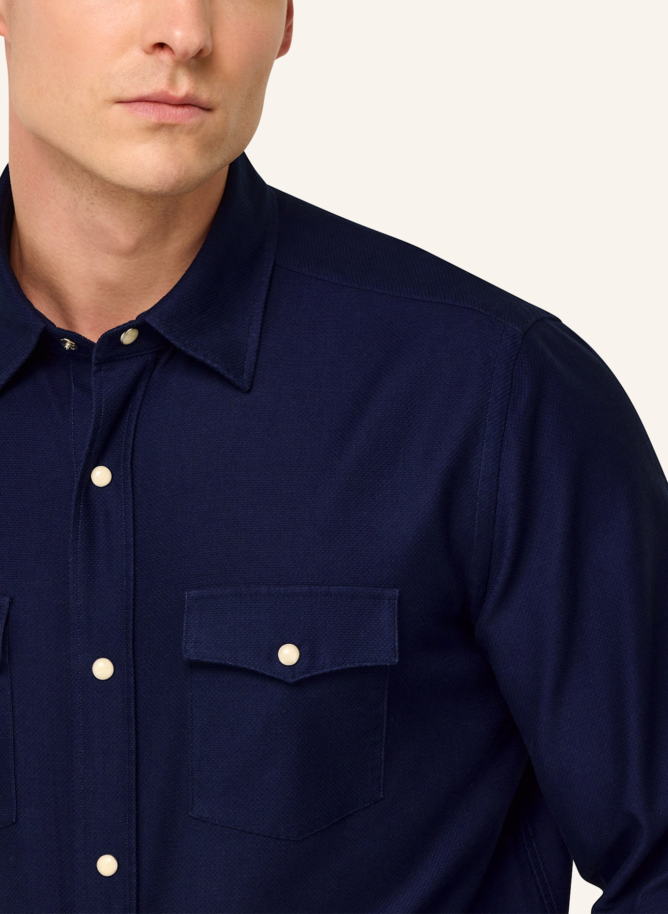 BOGGI MILANO Hemd Regular Fit: BLAU