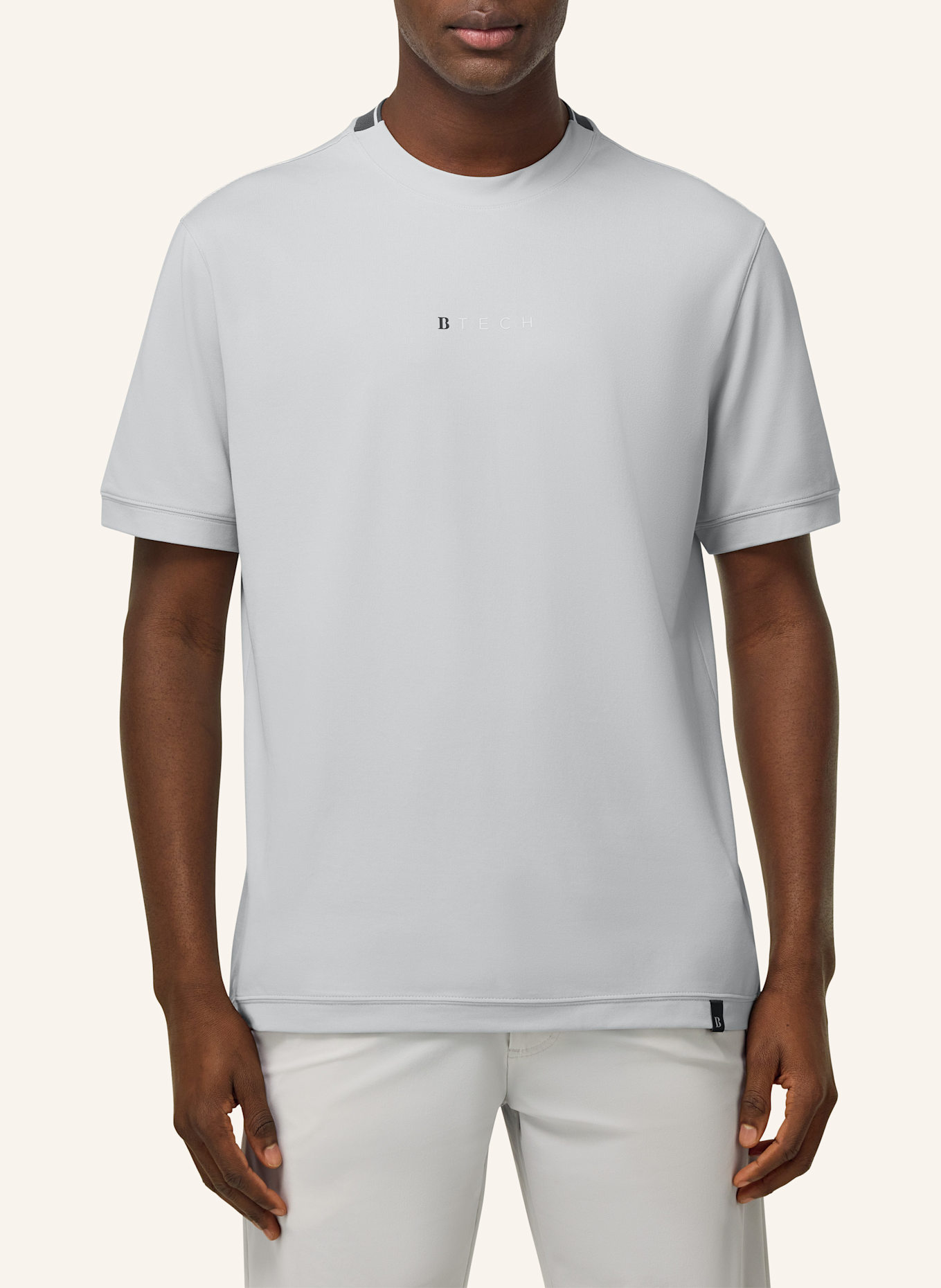 BOGGI MILANO T-Shirt: WEISS