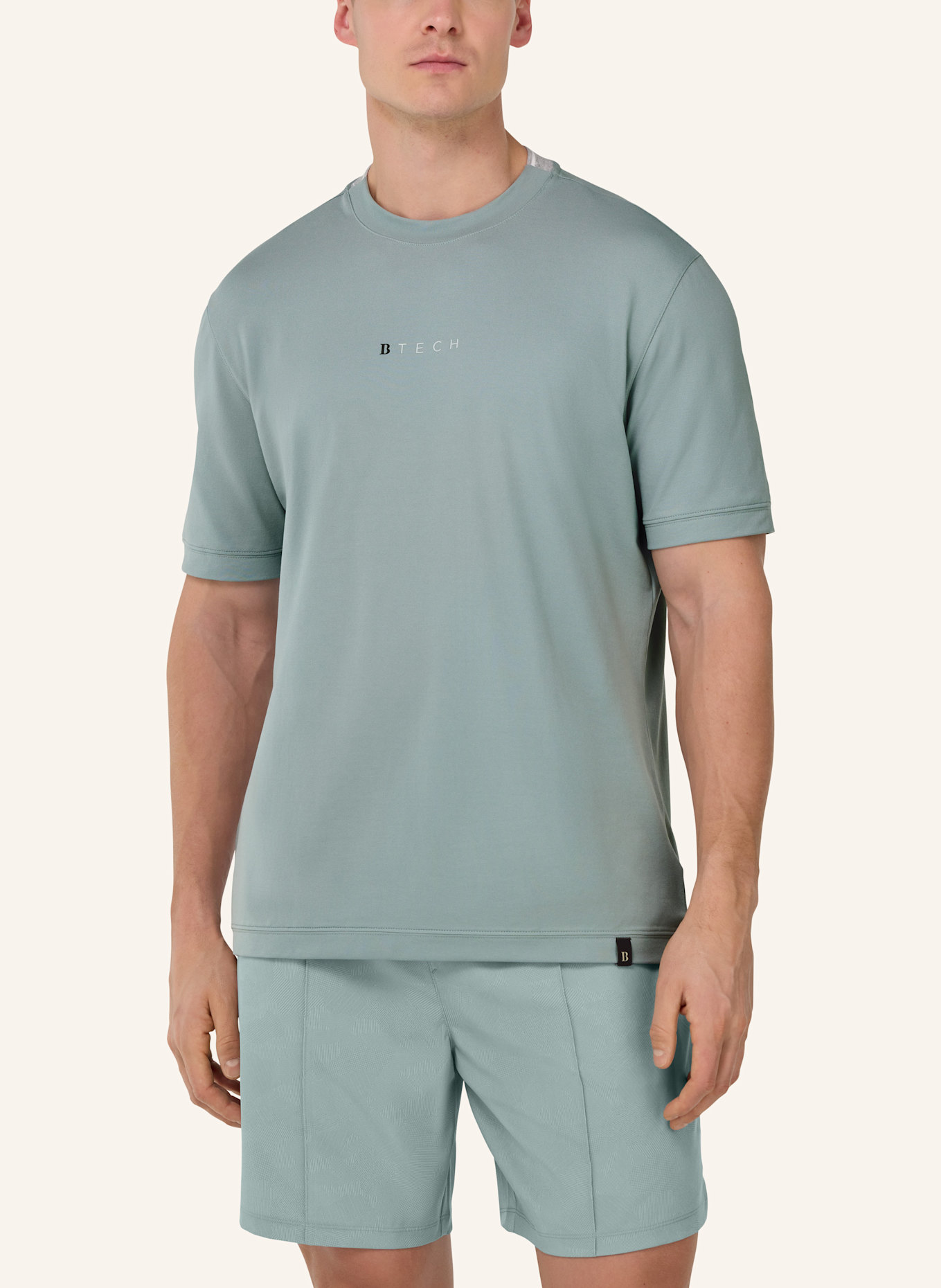 BOGGI MILANO T-Shirt: HELLGRÜN