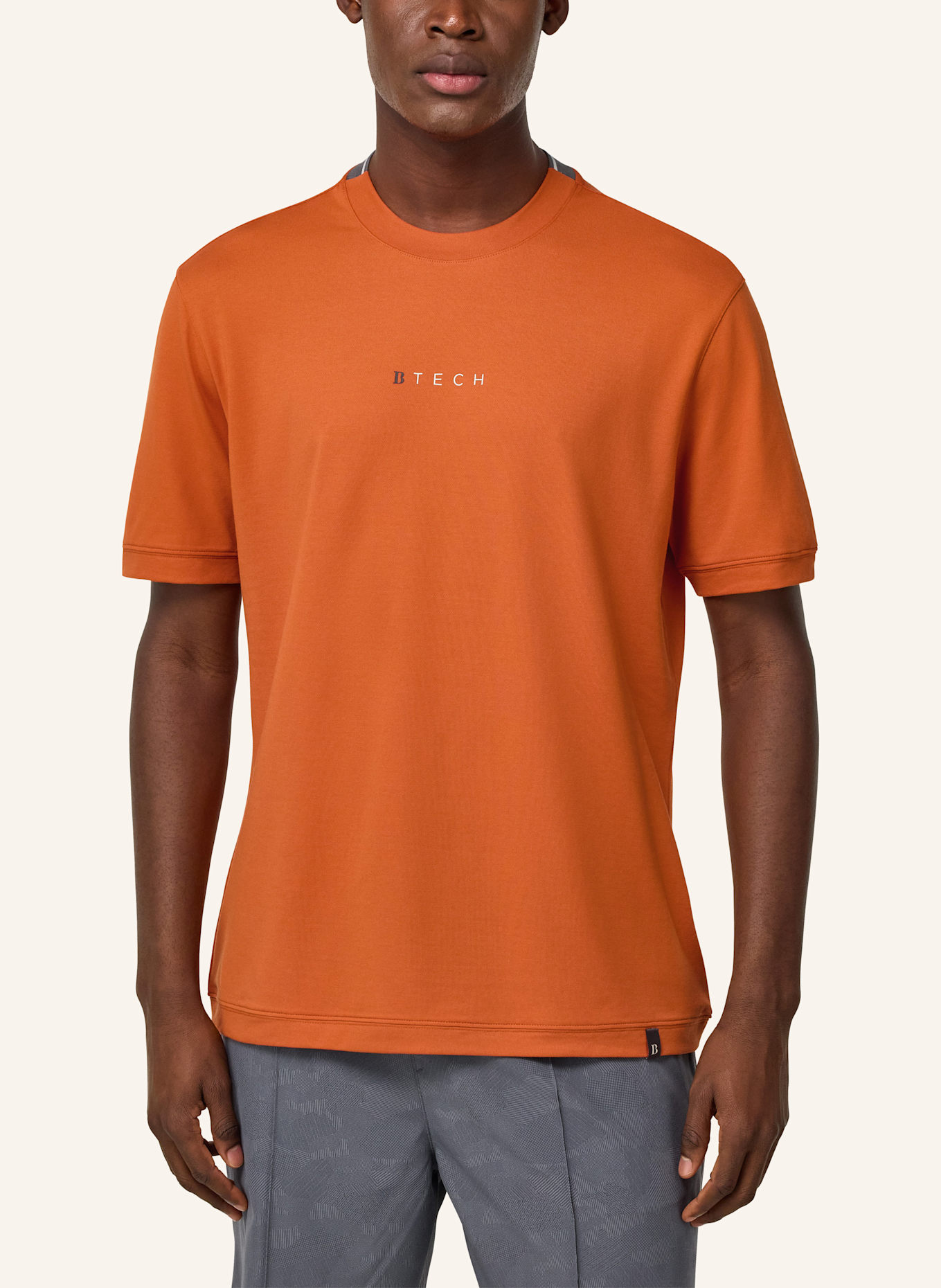 BOGGI MILANO T-Shirt: ORANGE