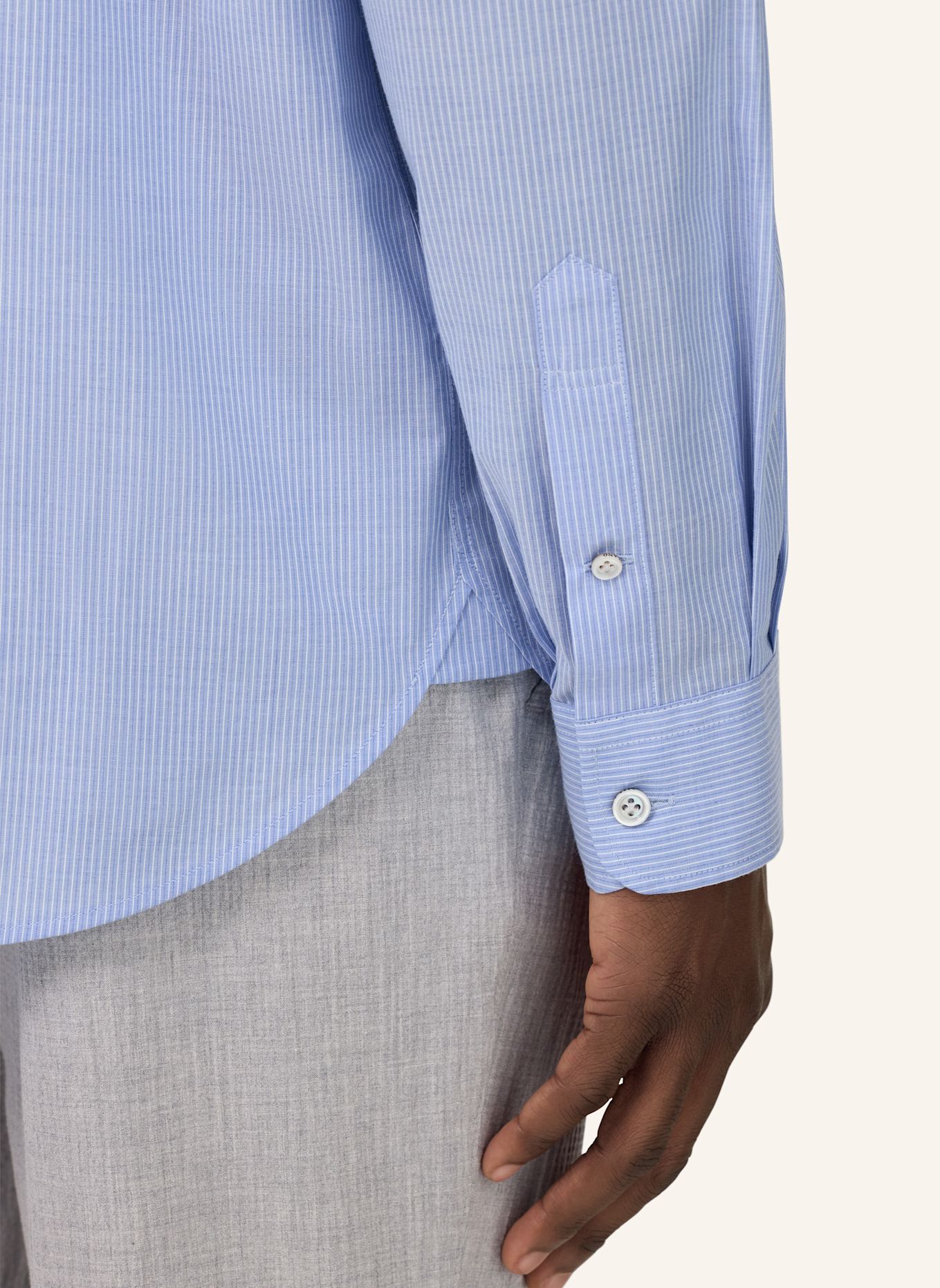 BOGGI MILANO Hemd Regular Fit: HELLBLAU