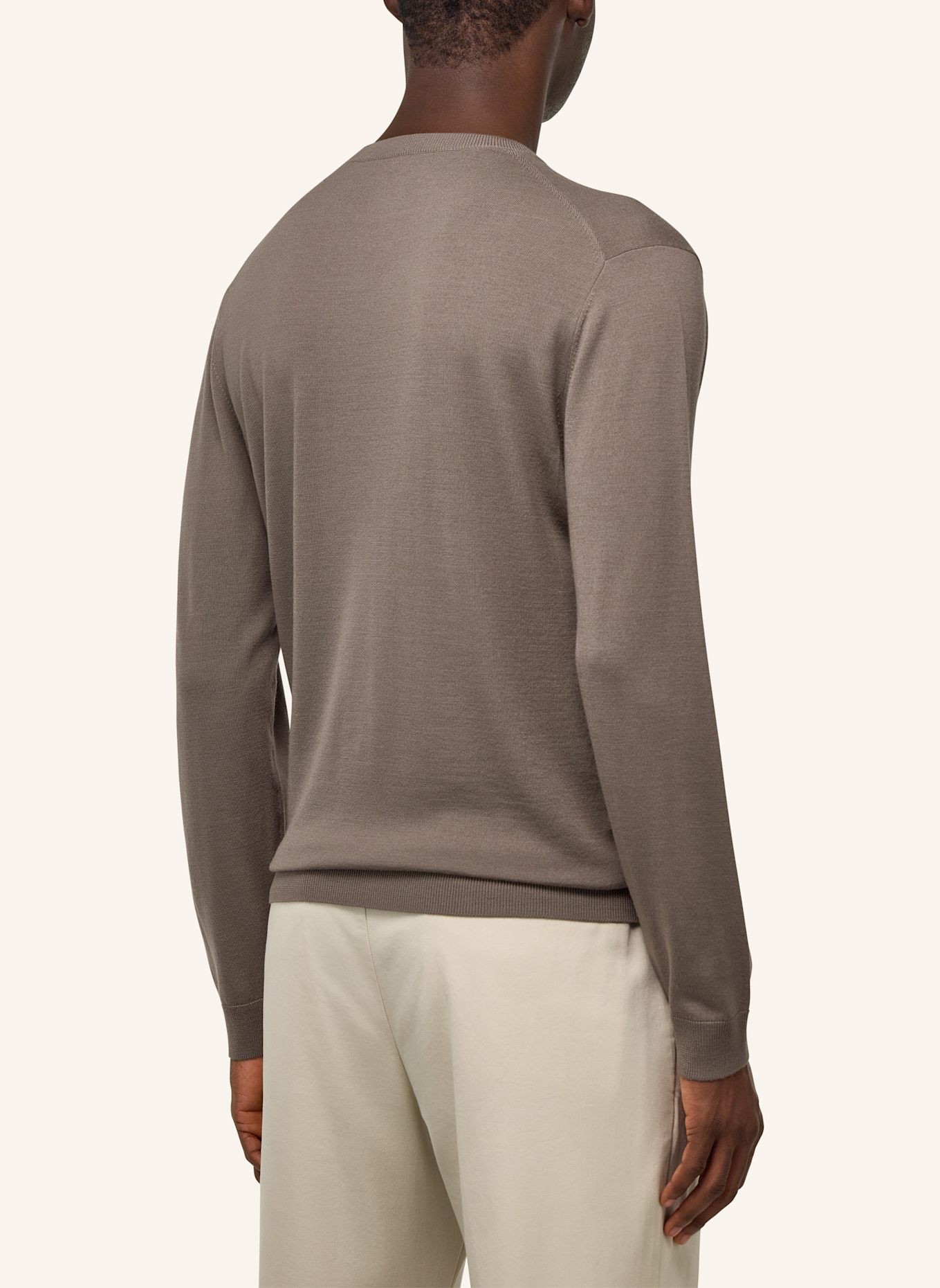 BOGGI MILANO Pullover: BEIGE