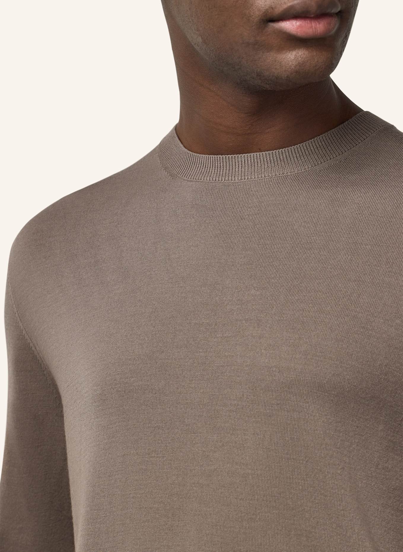 BOGGI MILANO Pullover: BEIGE