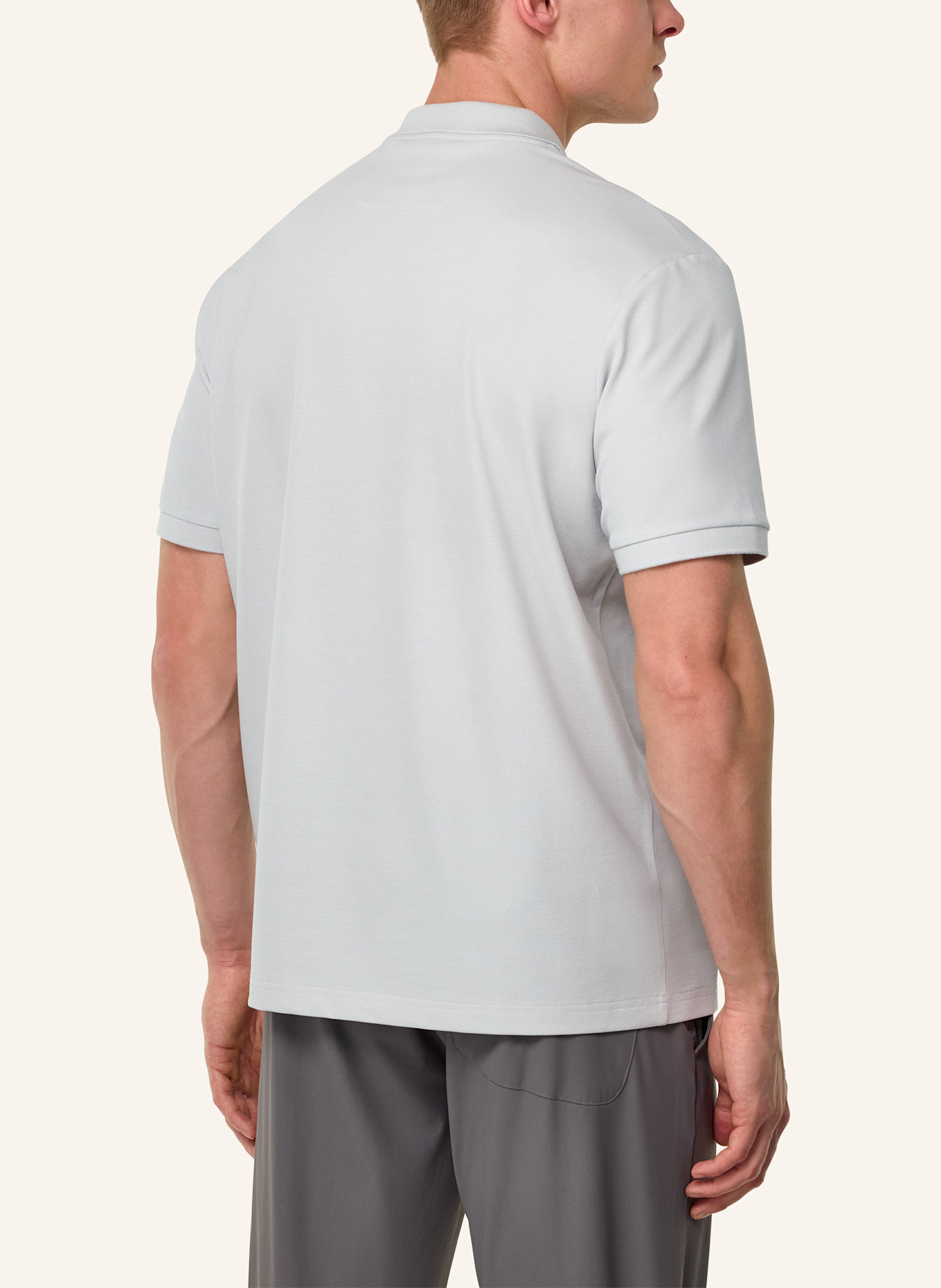 BOGGI MILANO Piqué Polo Shirt: WHITE