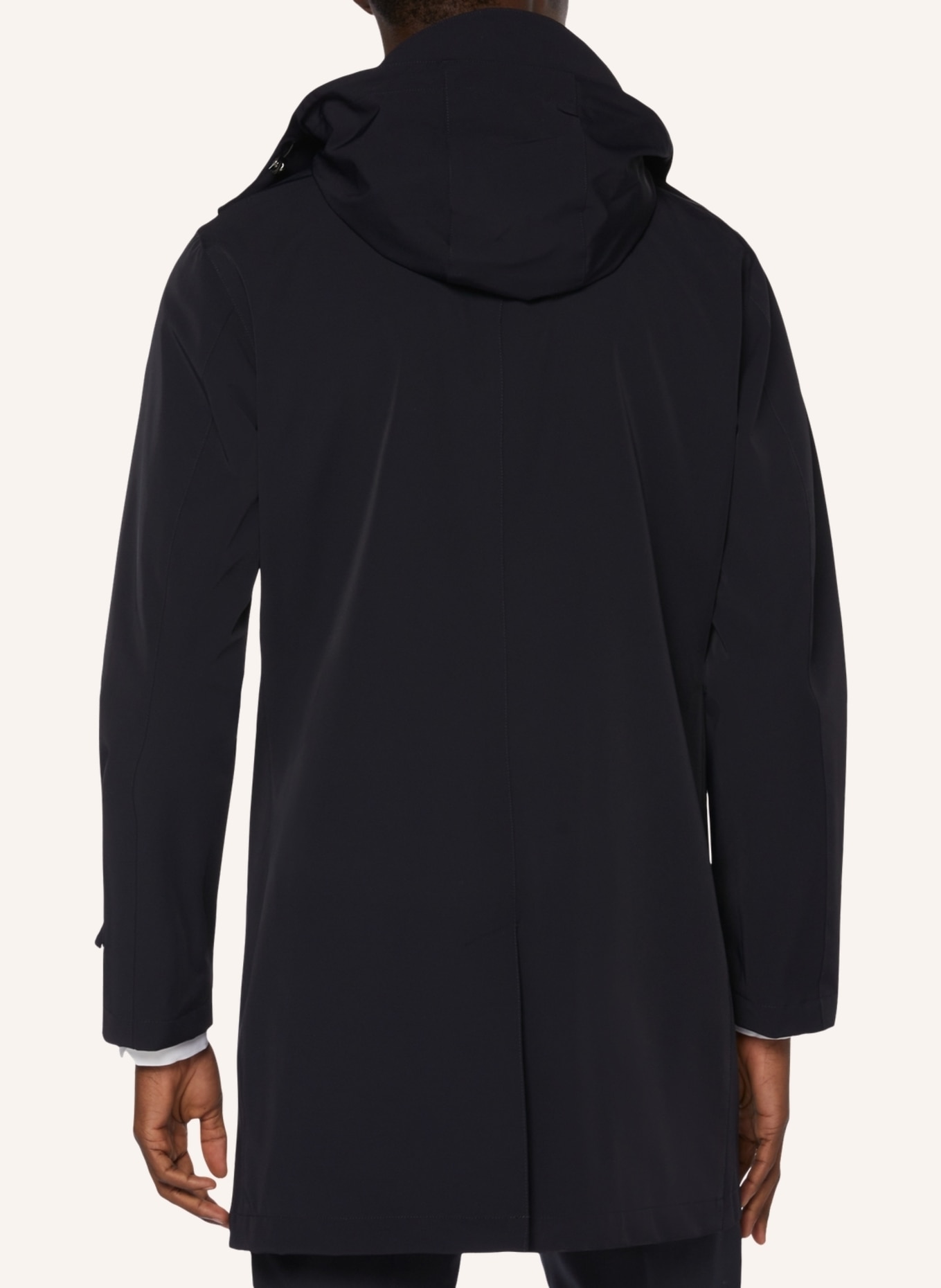 BOGGI MILANO Regenmantel: BLAU